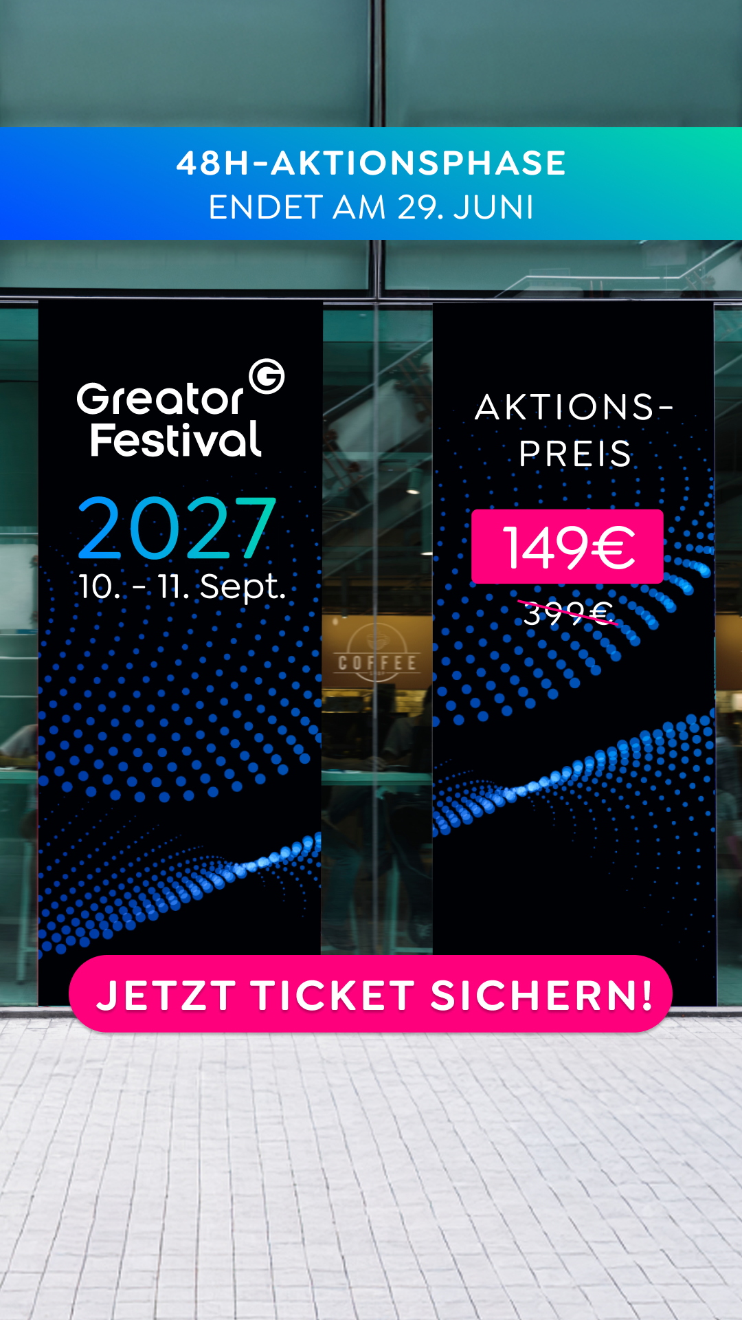 Greator Facebook ad