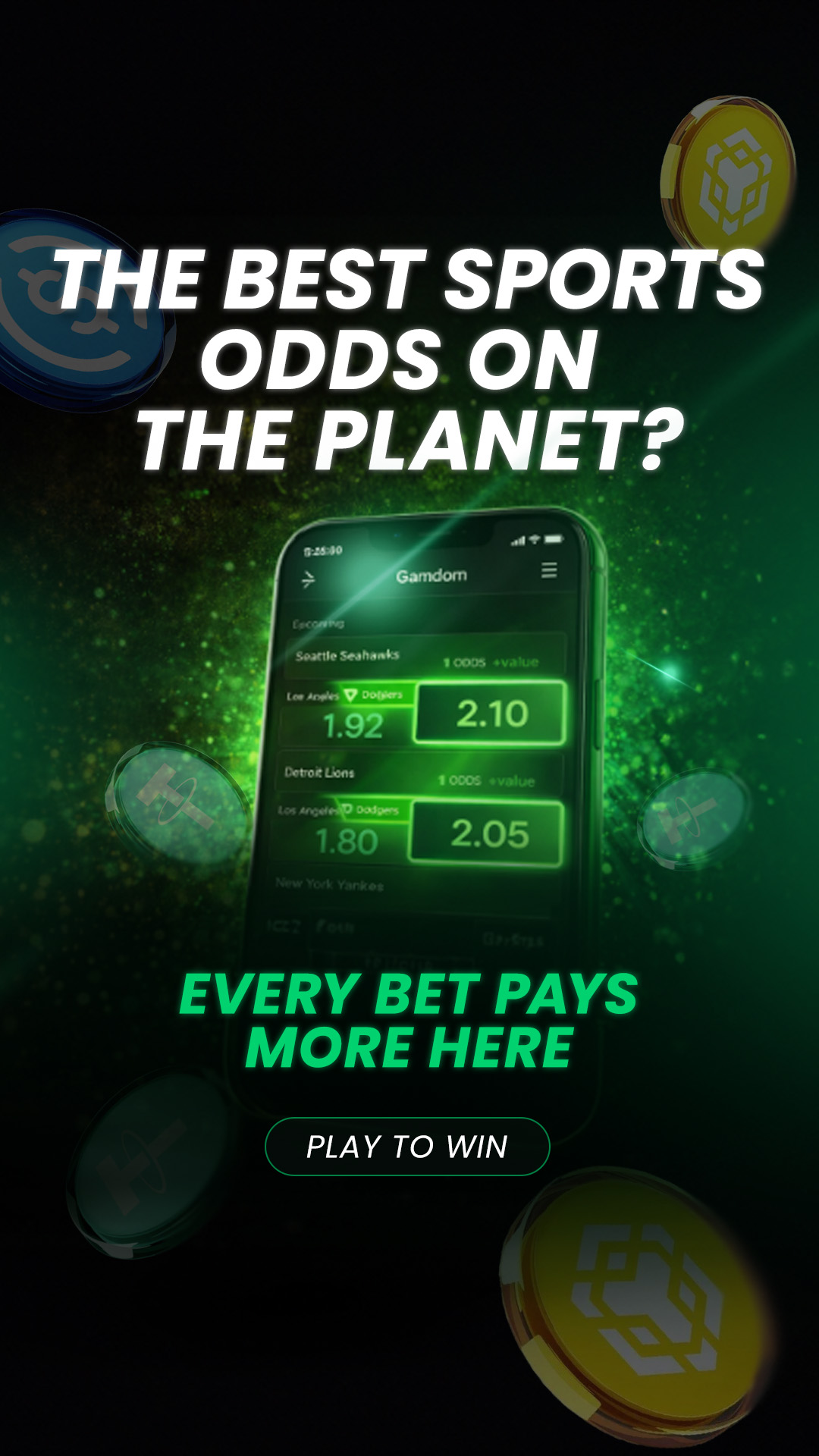 Gamdom Facebook ad from May 1, 2026