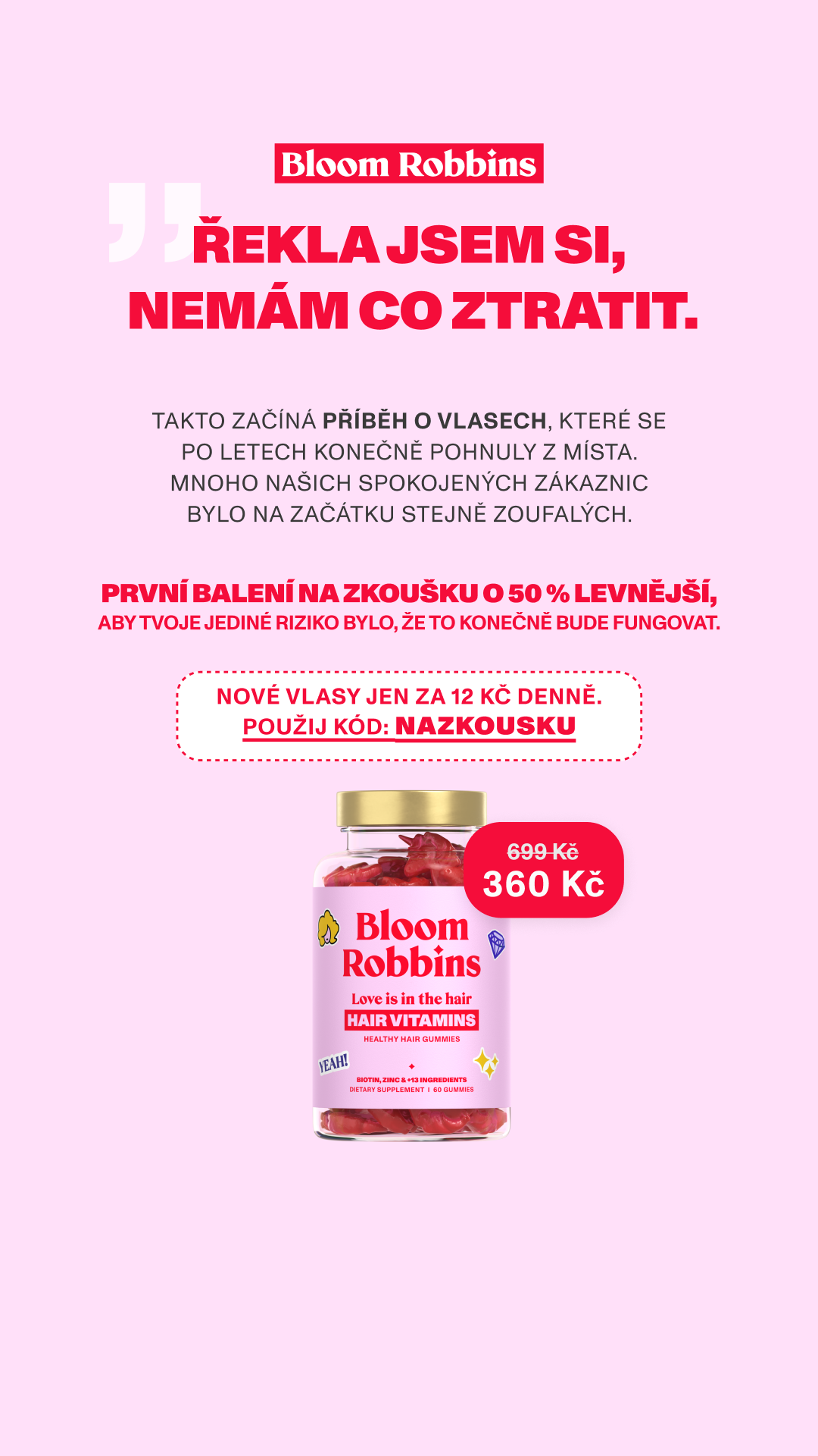 Bloom Robbins SK/CZ Facebook ad