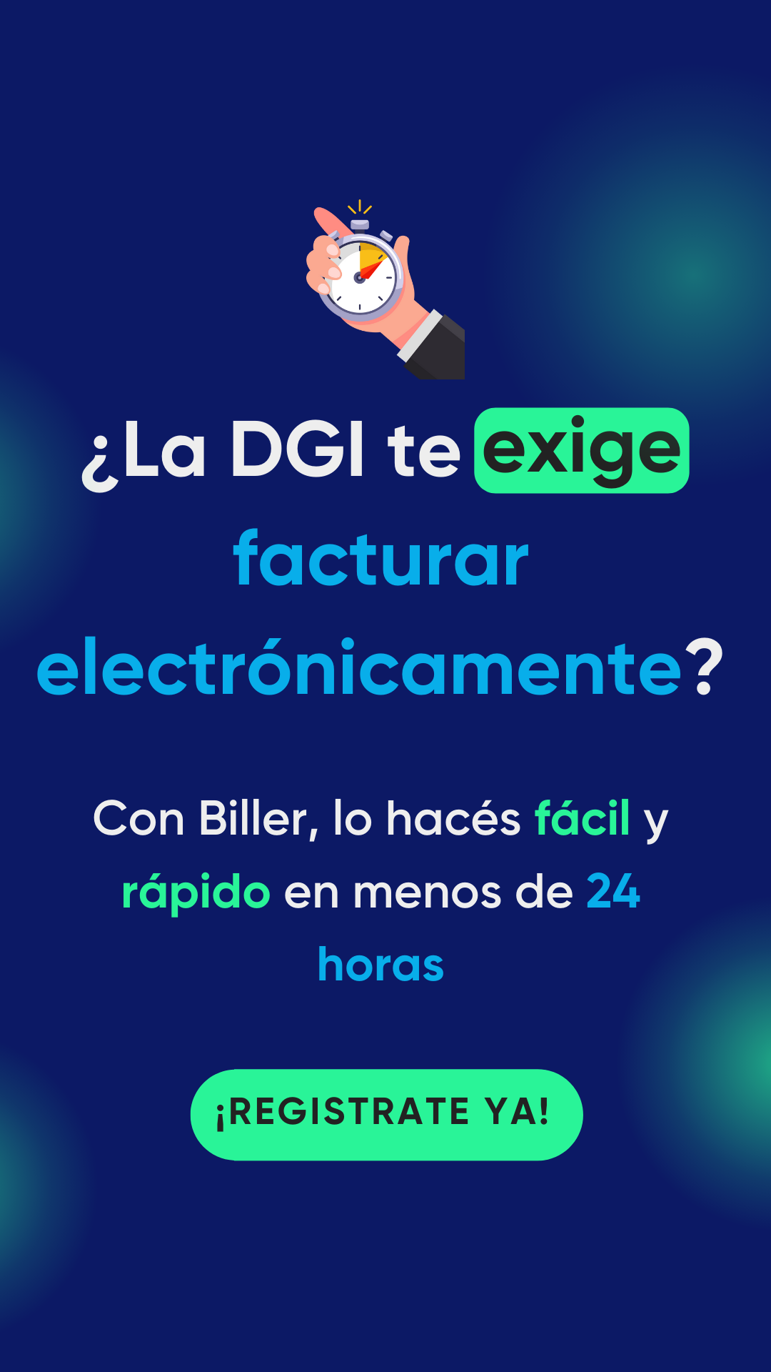 Biller Facebook ad