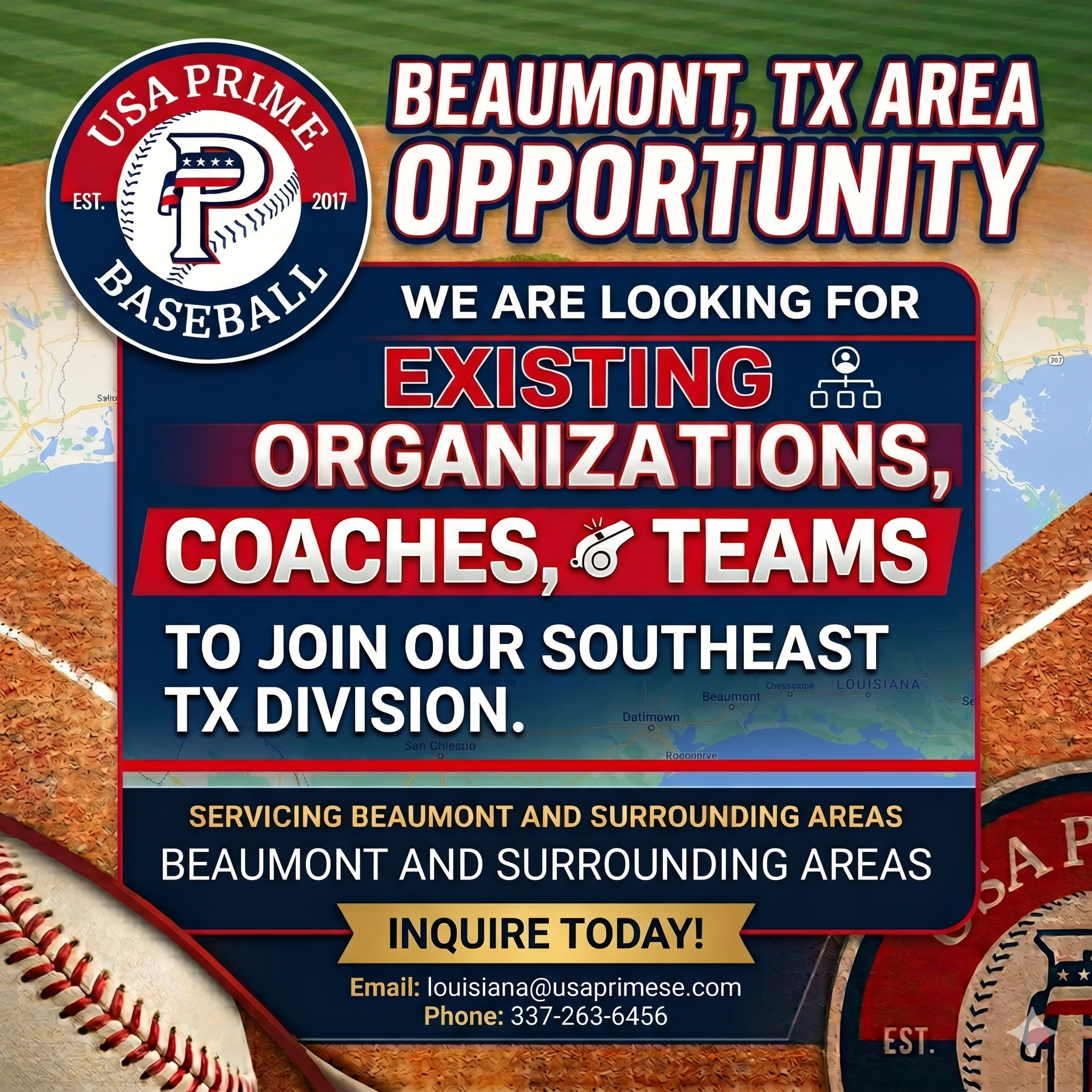 USA Prime Louisiana Facebook ad: Join the USA Prime Southeast TX Division!
