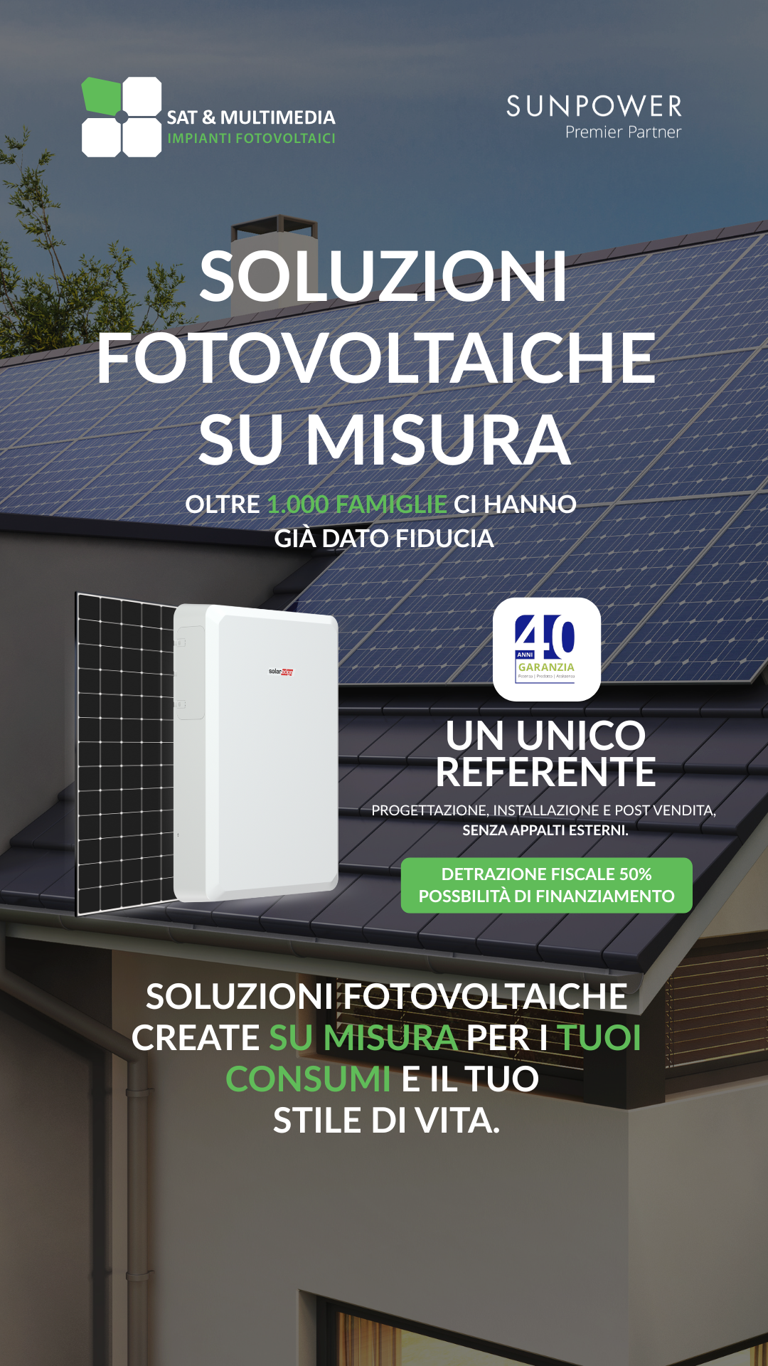 Sat&Multimedia Fotovoltaico Facebook ad from Feb 11, 2026
