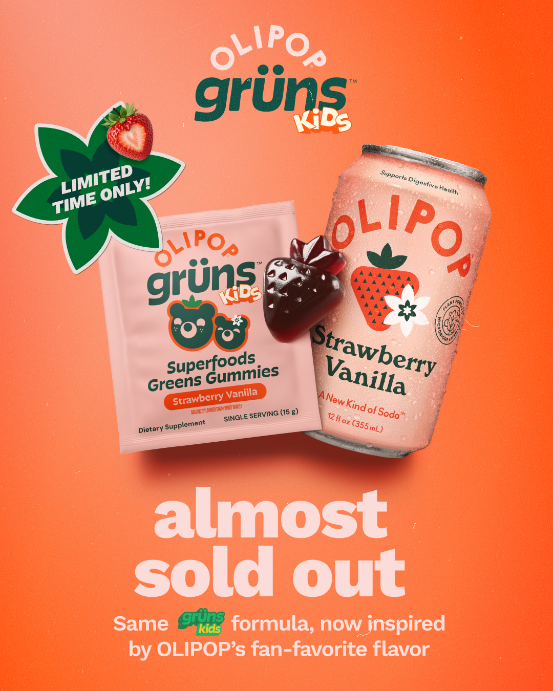 Grüns Kids Facebook ad