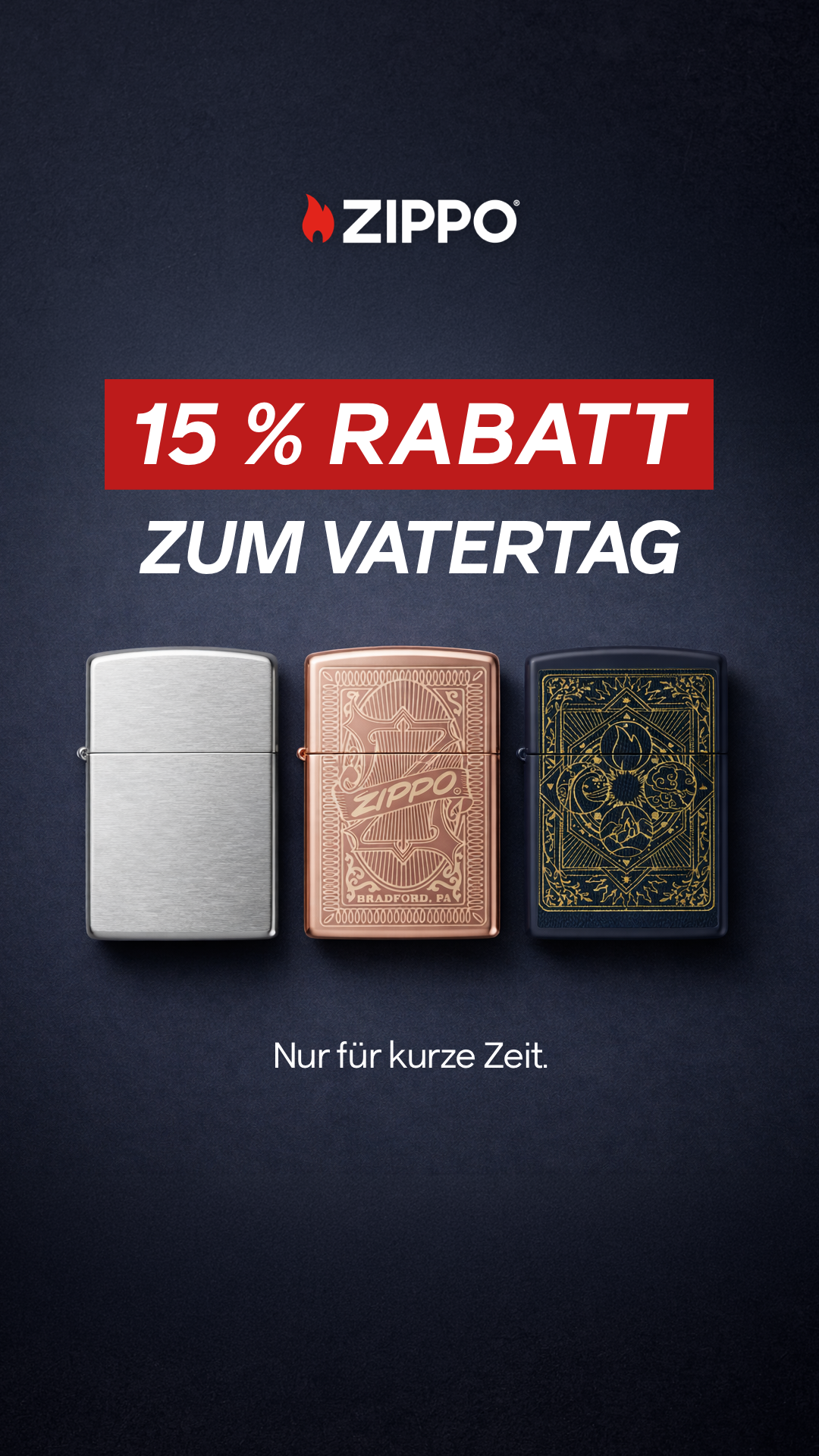 Zippo Europe Facebook ad