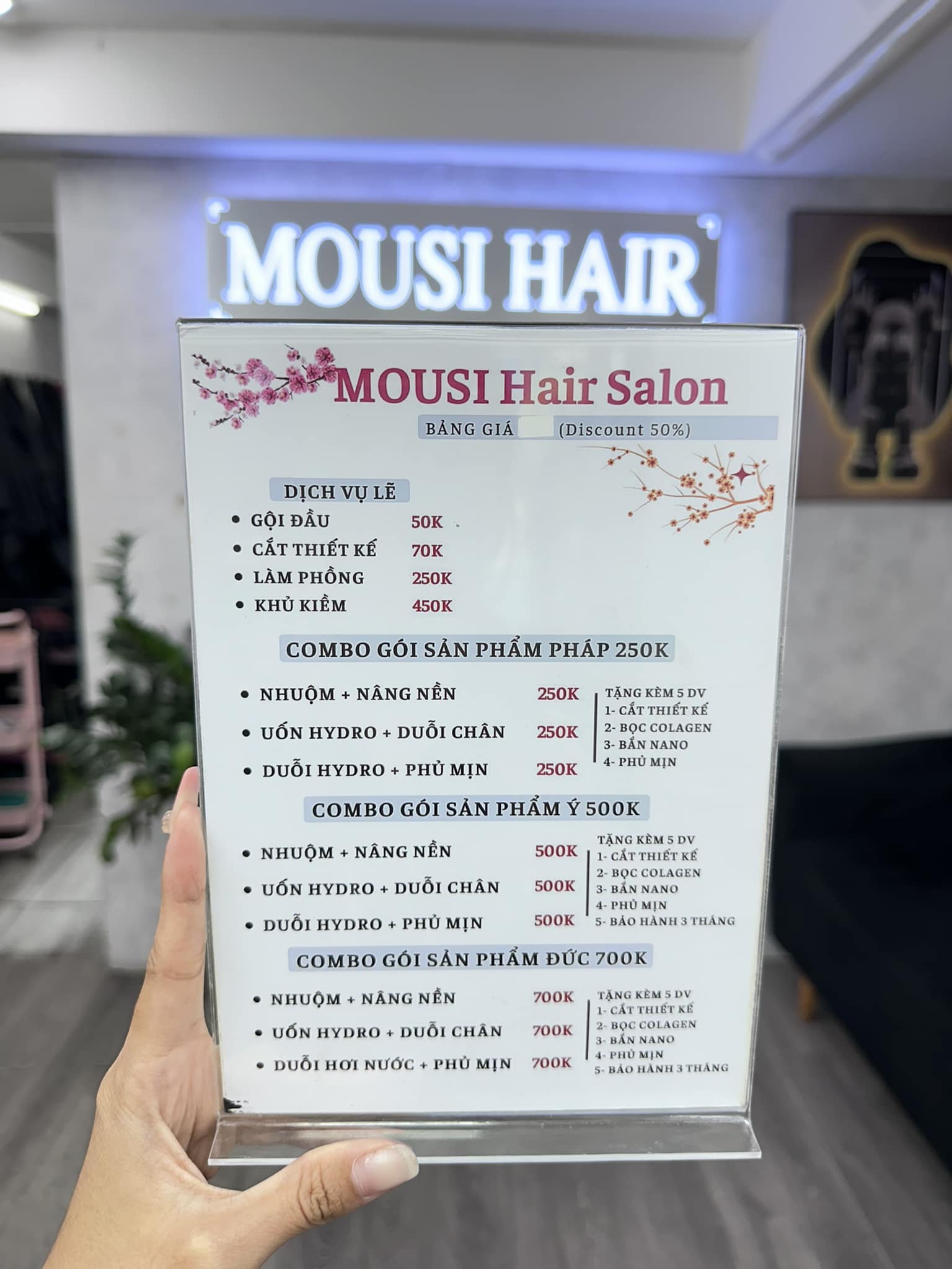 Mousi Hair Salon Quận 7 Facebook ad