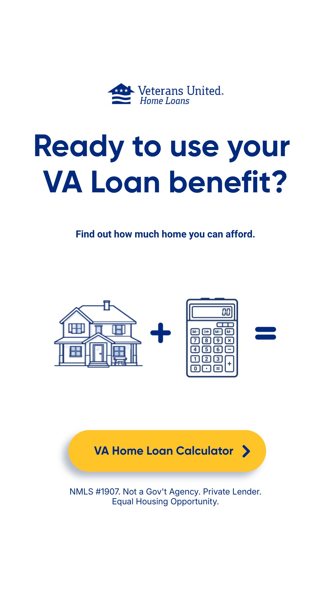 Veterans United Facebook ad