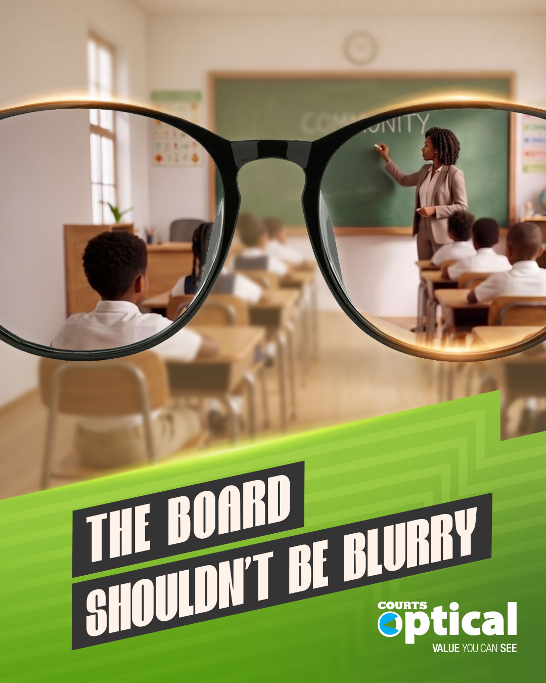 Courts Optical St. Vincent & The Grenadines Facebook ad: Make an Appointment | Optometrist Appointment At Courts…