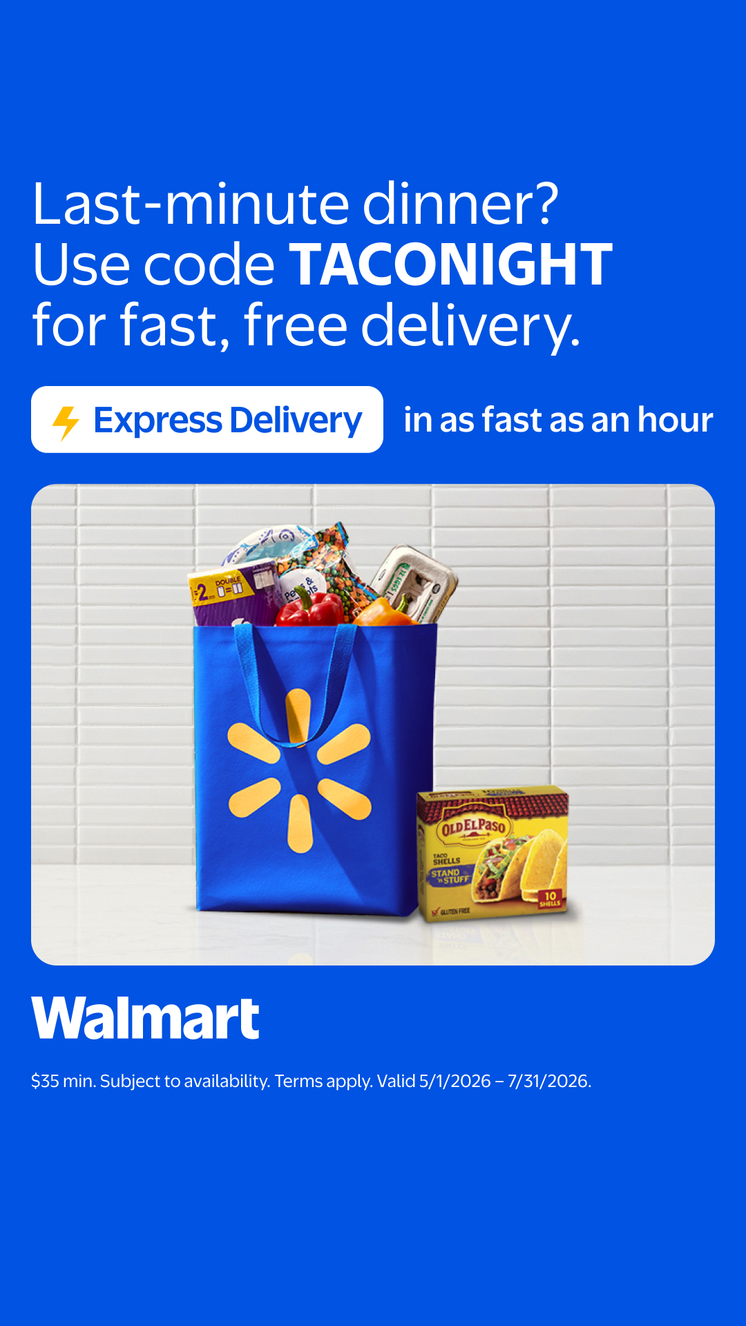 Walmart Facebook ad