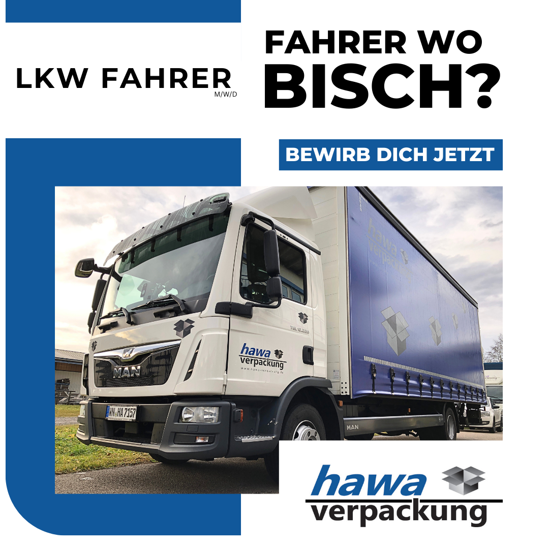 Hawa verpackung GmbH Facebook ad: FAHR JETZT DEINE KARRIERE HOCH