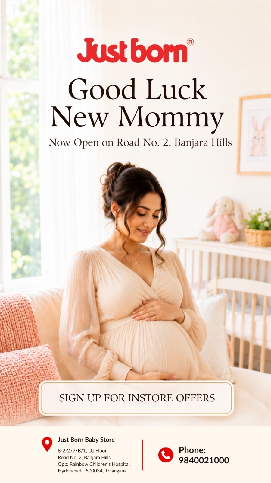 Just Born Facebook ad