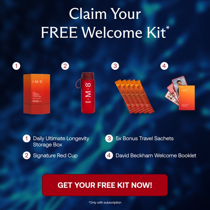 IM8 Facebook ad: Longevity Starts at the Cellular Level