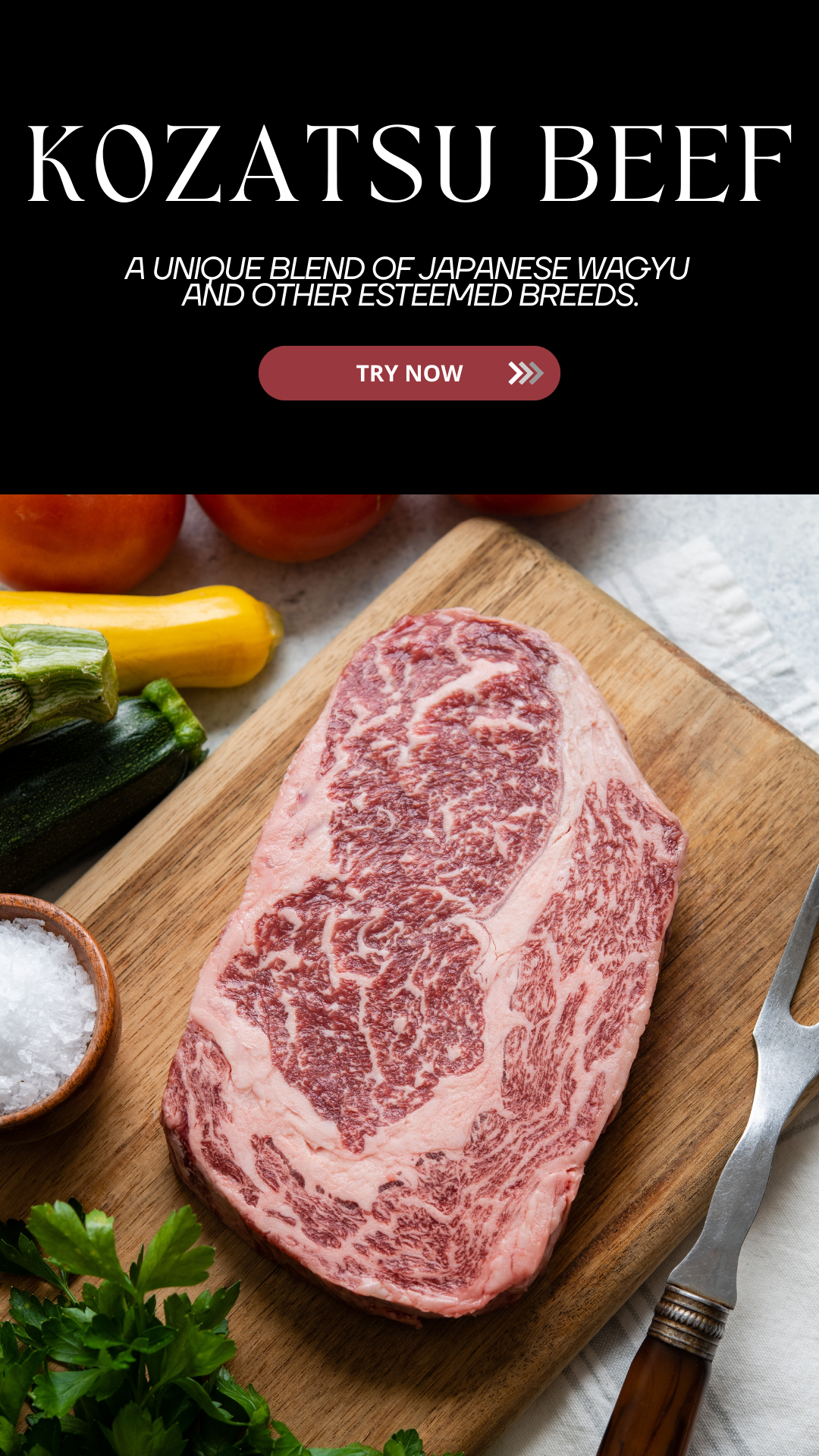 The Wagyu Shop Facebook ad