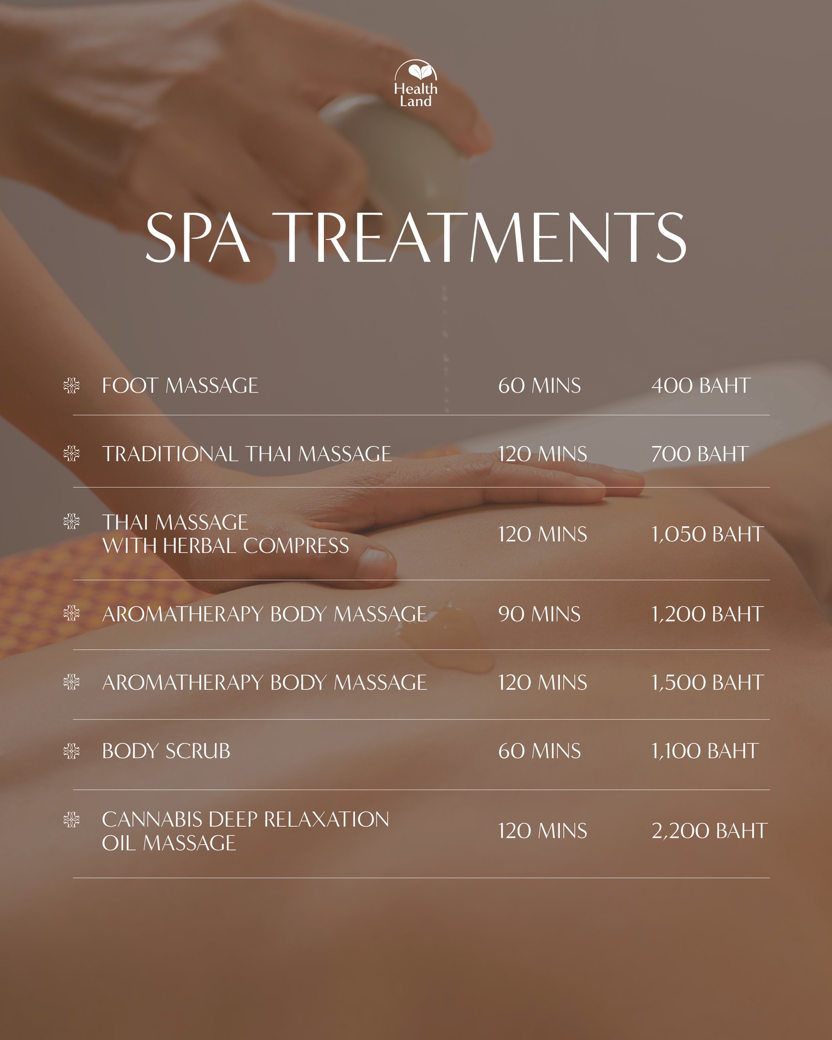 Health Land Spa & Massage Chiang Mai Facebook ad: วัยรุ่นปวดหลังมาทางนี้! เปิด 7 โปรแกรมนวดยอดฮิตของ Health…