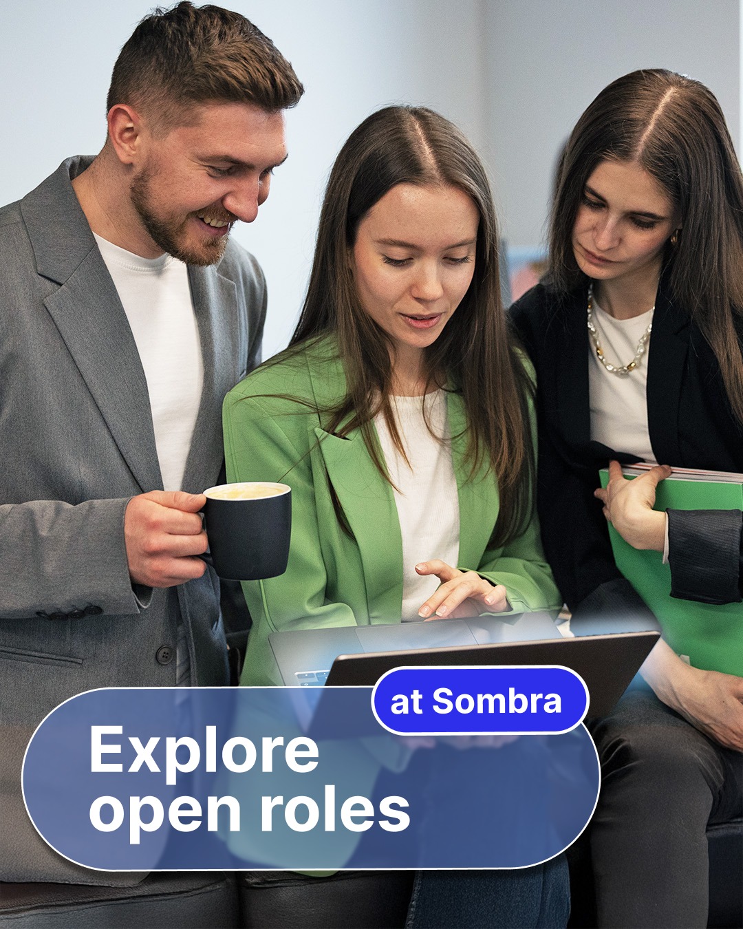 Sombra Facebook ad: We’ve grown to 400 people, and everyone helps…