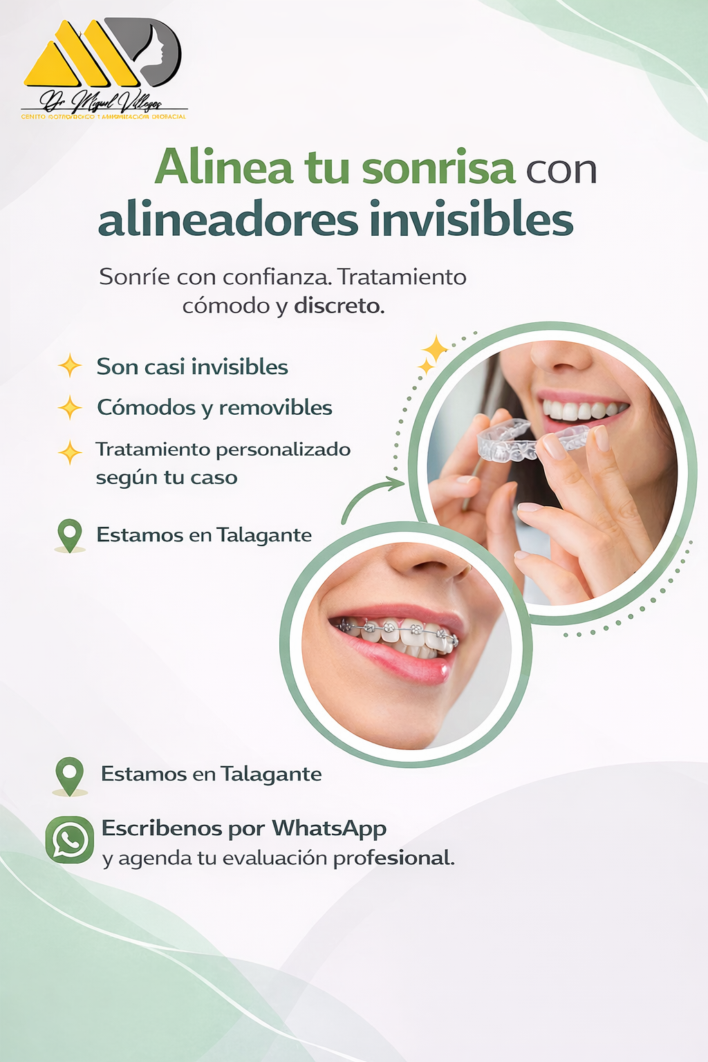 Mr.dent Facebook ad: Chatea con nosotros