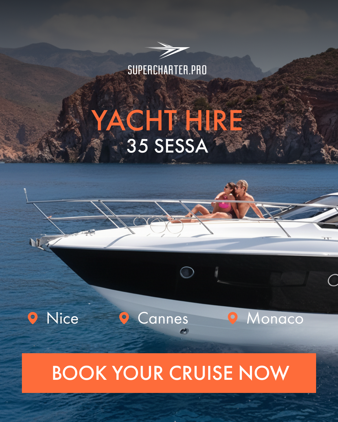 Supercharter.pro Facebook ad from Jun 24, 2026