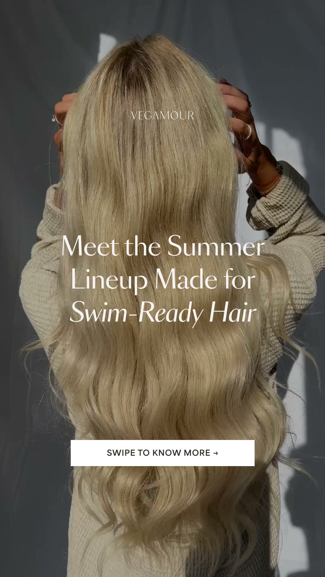 Vegamour Facebook ad: Hair care that works with your life