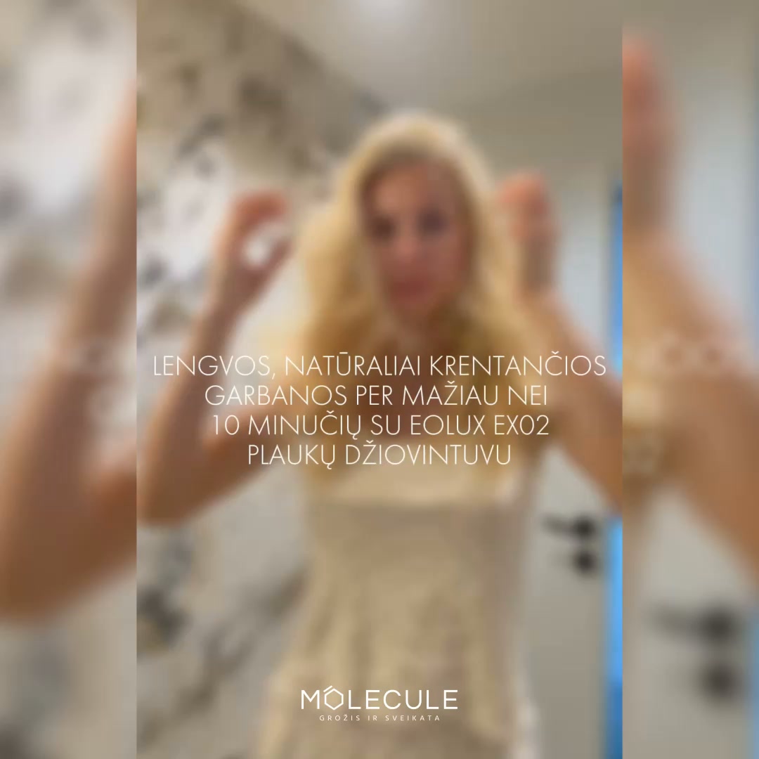 Molecule - sveikata/grožis/jaunystė Facebook ad: Profesionalus plaukų formavimas