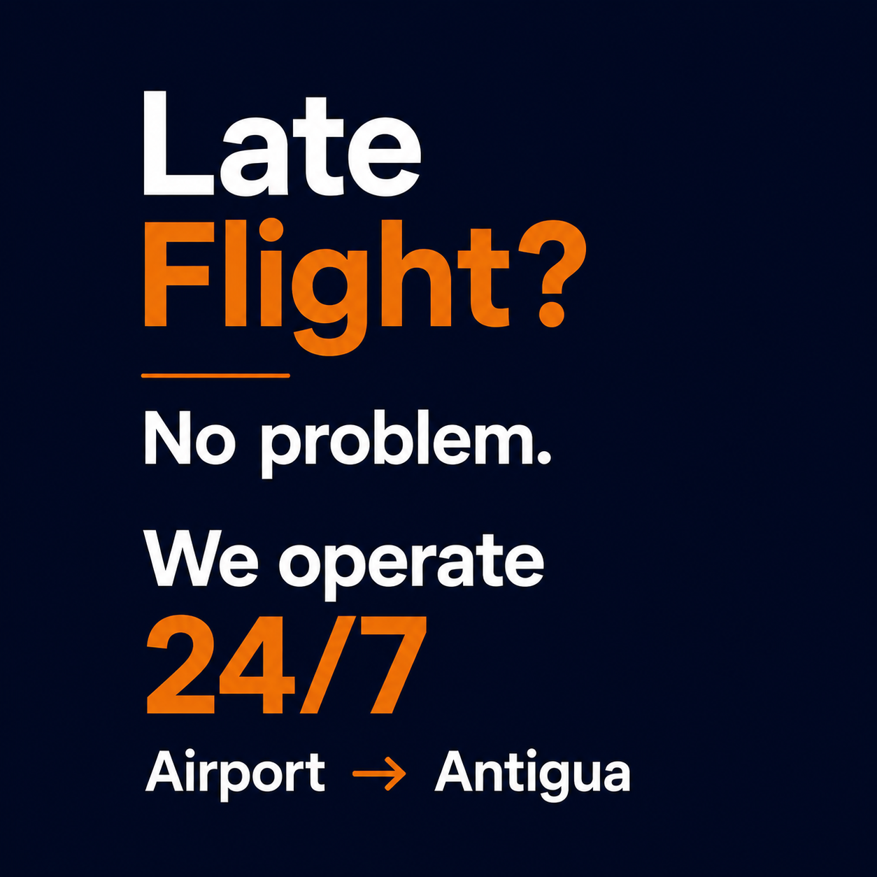 Yaakun Transportation Facebook ad: Private Airport Shuttle: GUA → Antigua