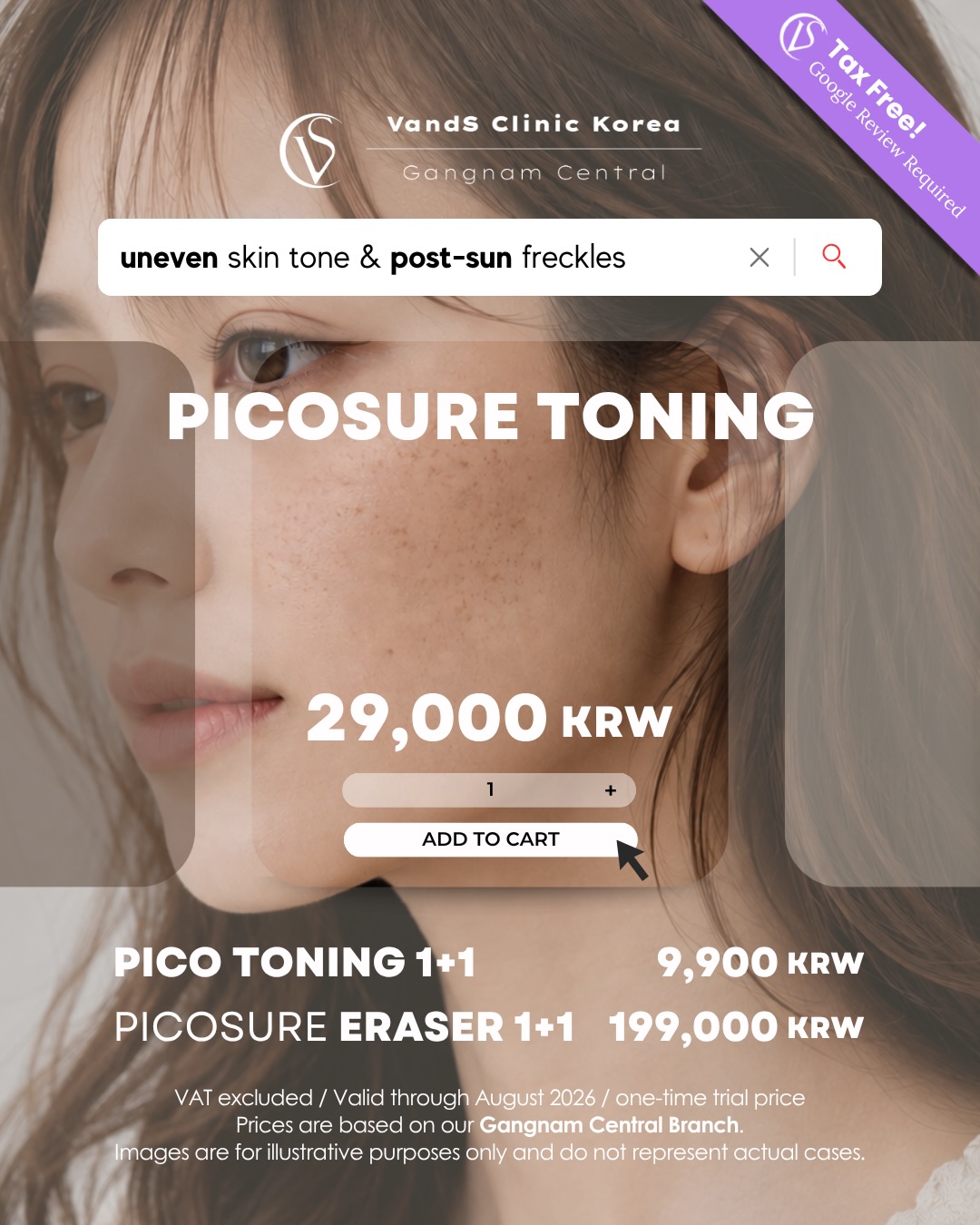 vandsclinicglobal Facebook ad: Clear & Radiant Skin Promotion at VandS Clinic…