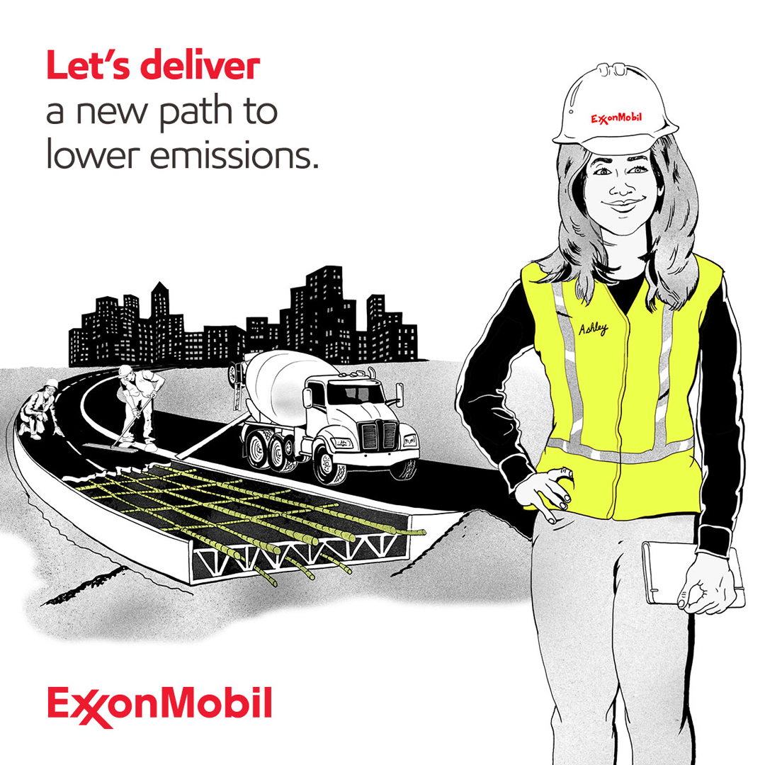 ExxonMobil Facebook ad
