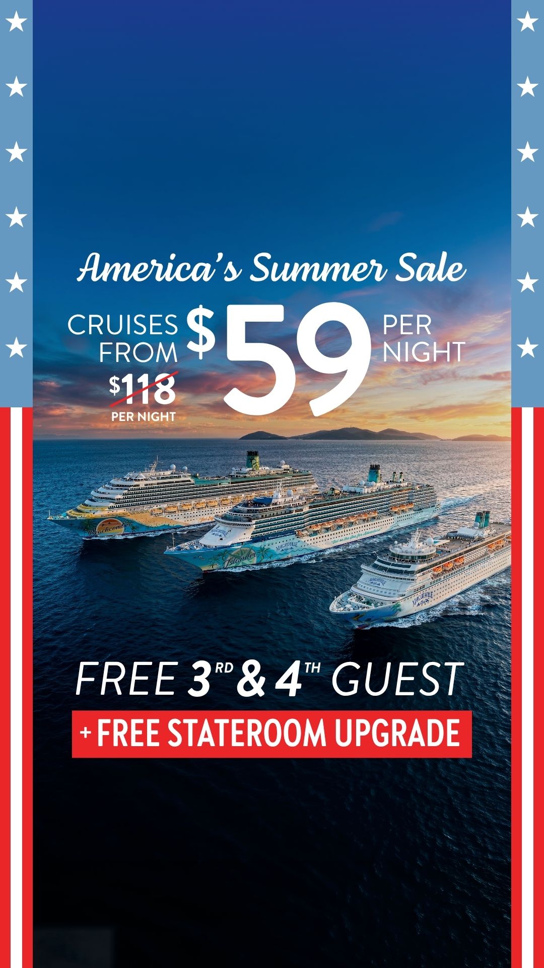 Margaritaville at Sea Facebook ad