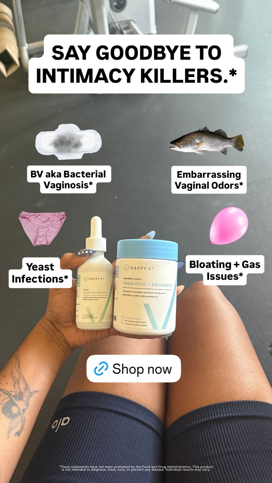 Happy V Facebook ad