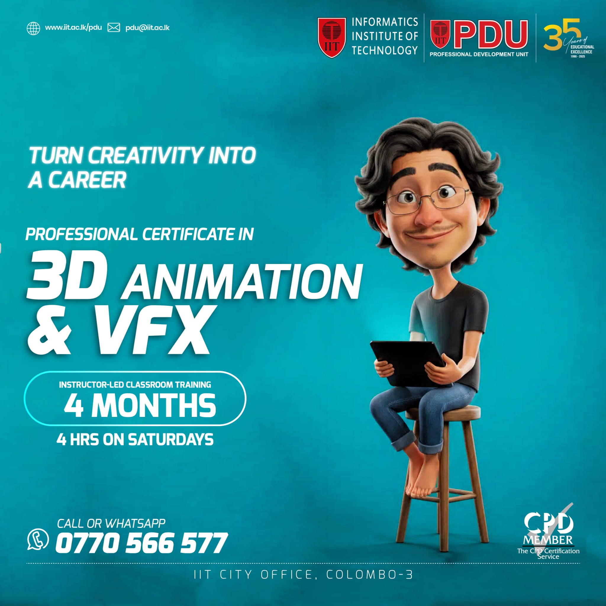 IIT Professional Development Unit Facebook ad: Chat with us