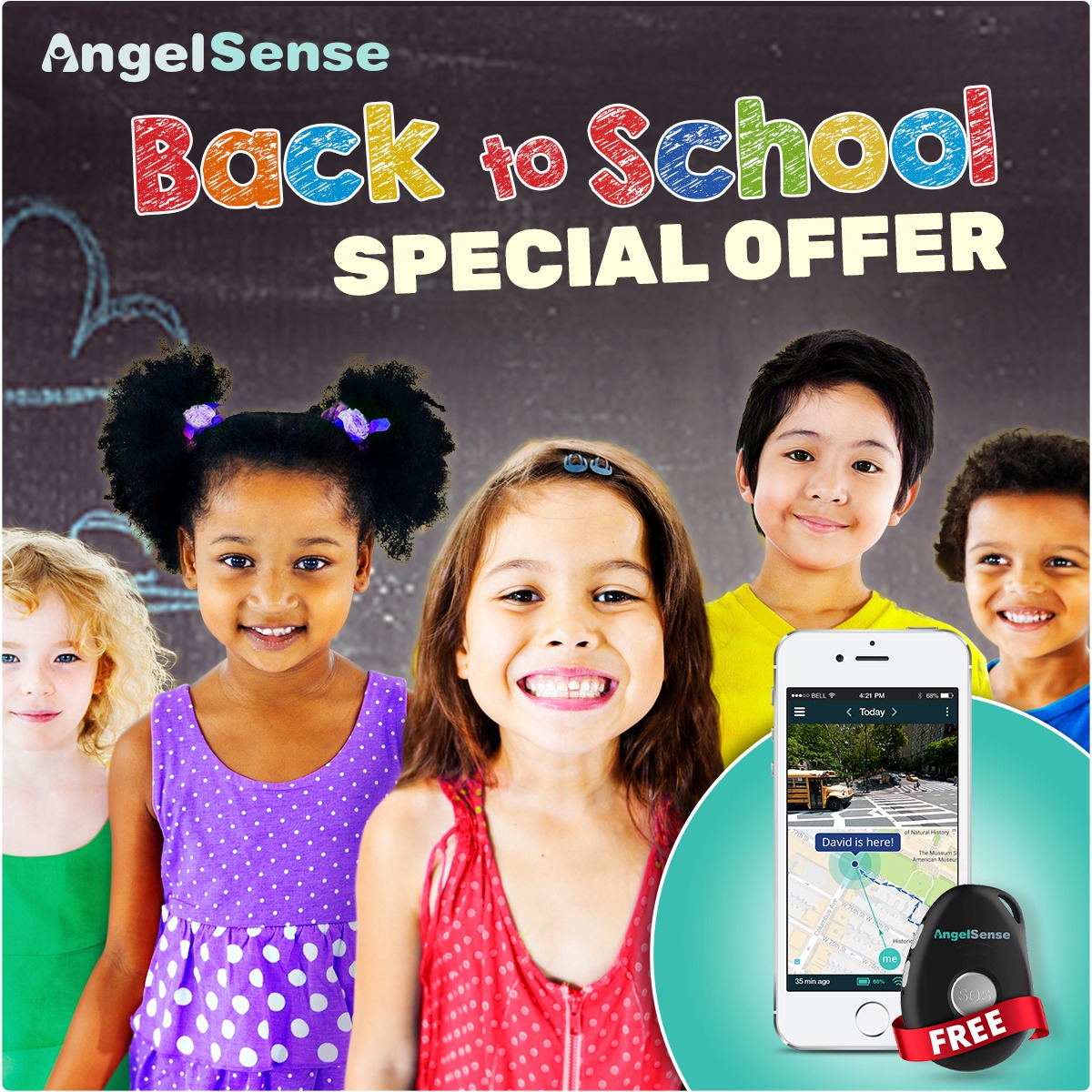AngelSense - Protecting Children Facebook ad