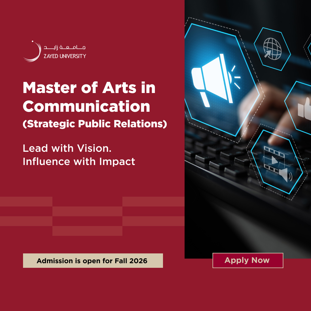 Zayed University Graduate Programs - UAE Facebook ad from Jun 22, 2026