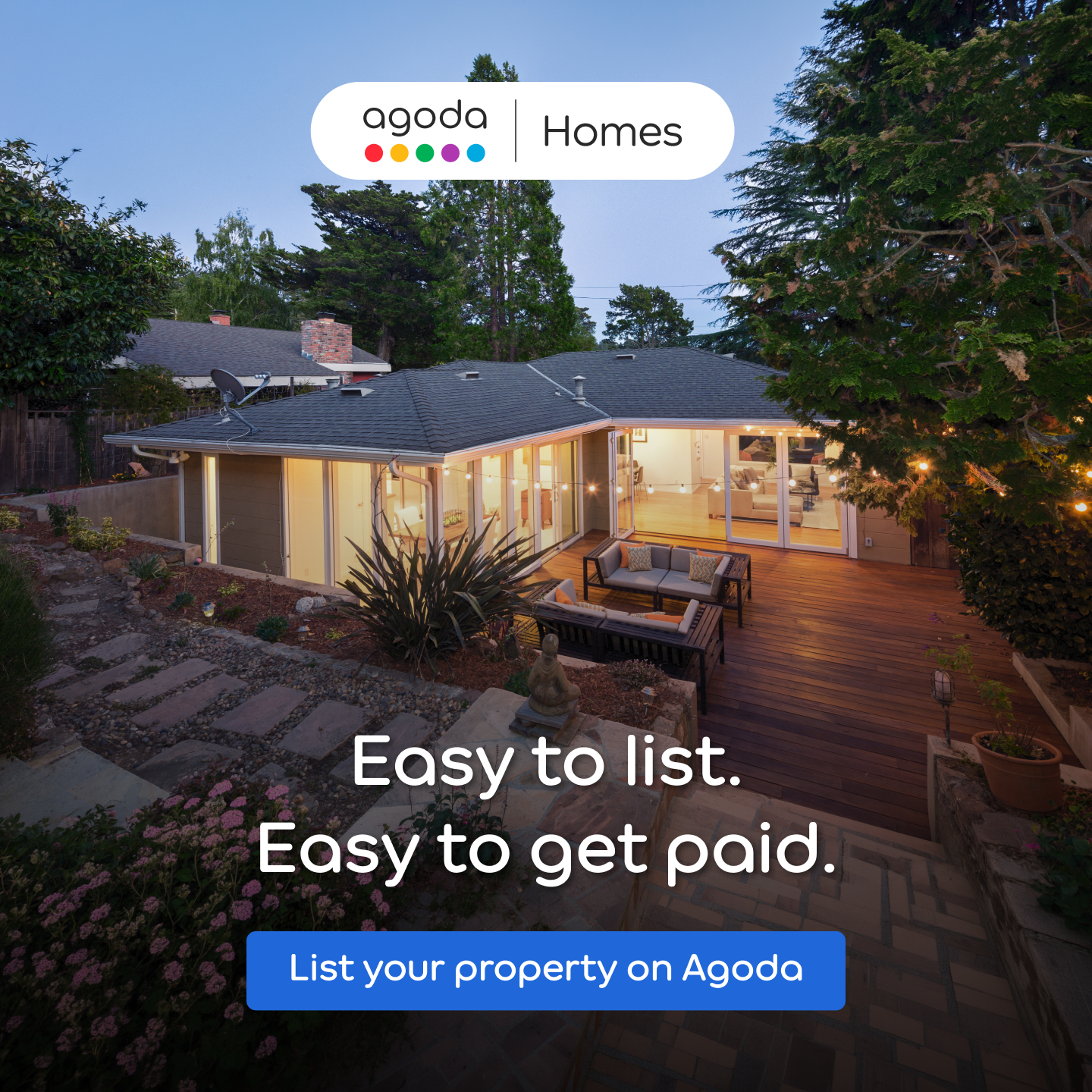 agoda Facebook ad: List your property on Agoda and reach millions of…