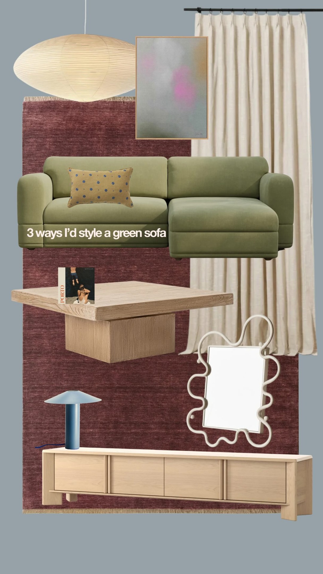 Koala Facebook ad: The perfect earthy green by @koala x @pantone…