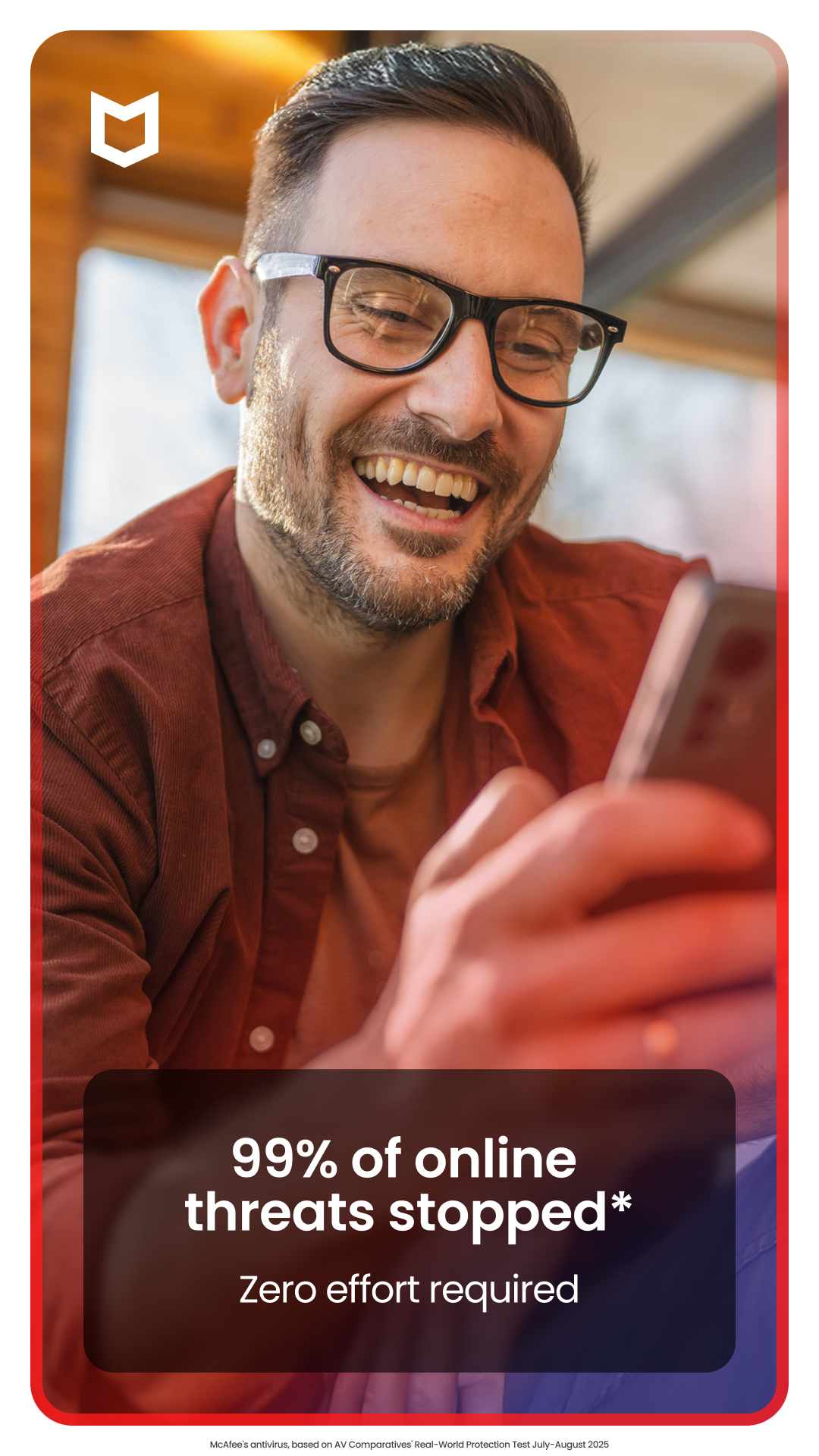McAfee Facebook ad