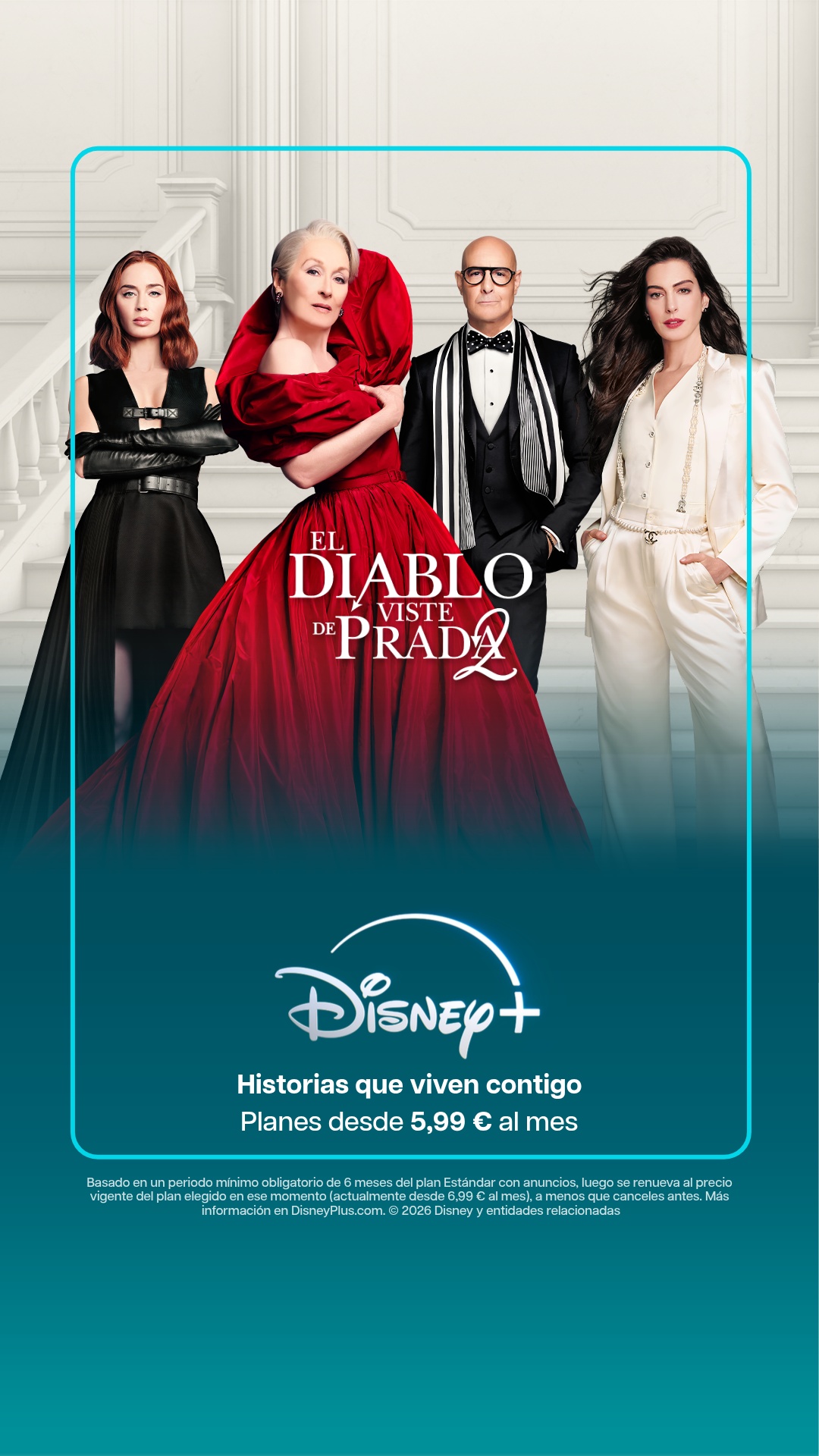 Disney+ Facebook ad: Suscríbete a Disney+