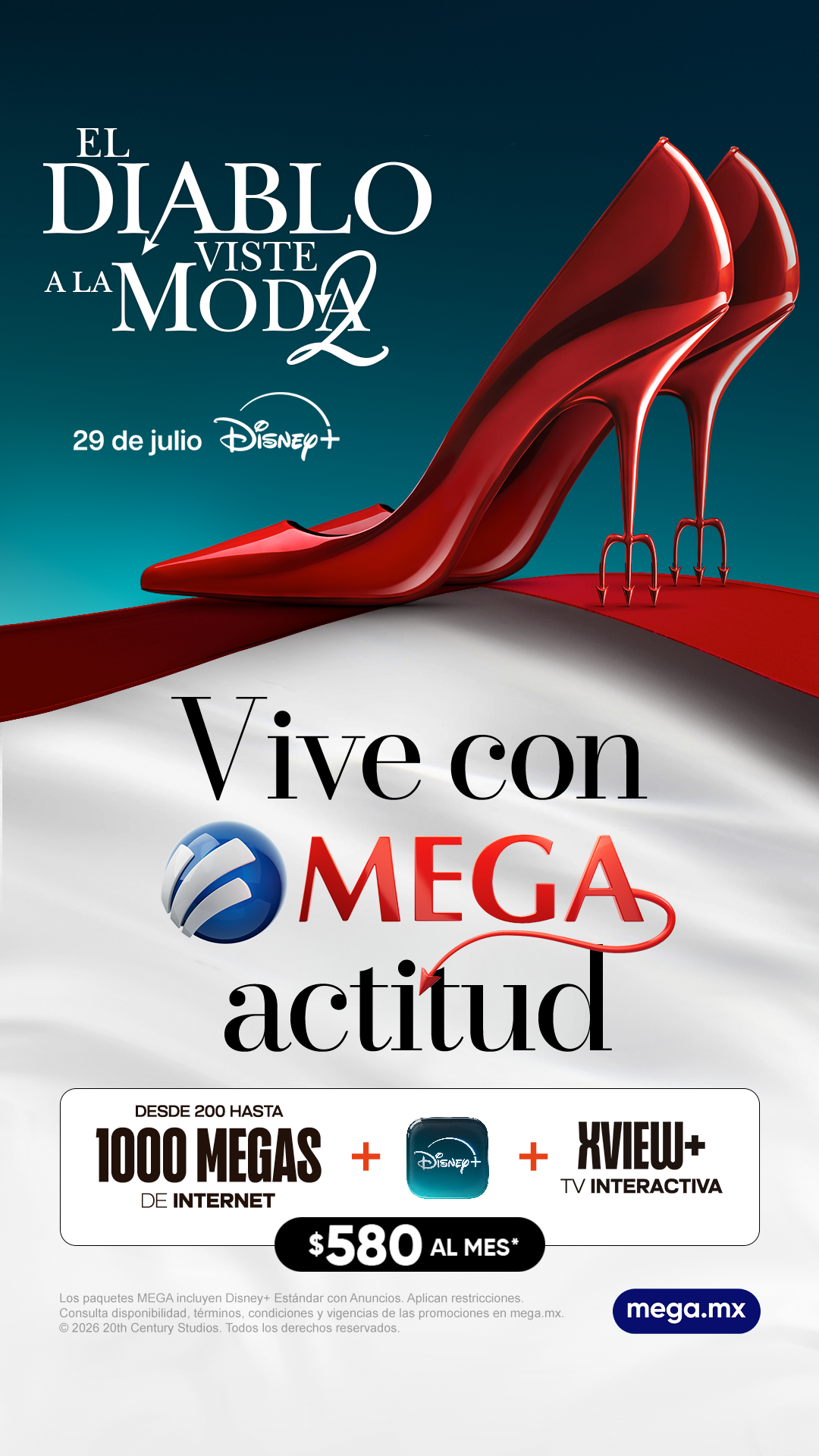 Megacable, Conectamos tu vida Facebook ad