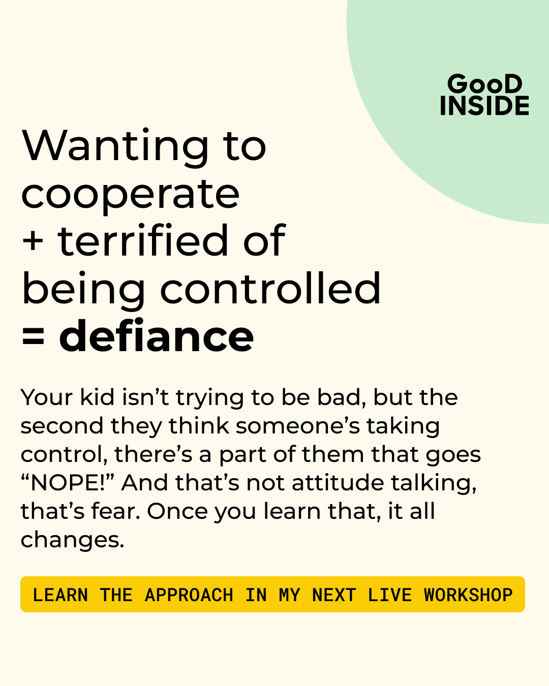 Dr. Becky at Good Inside Facebook ad