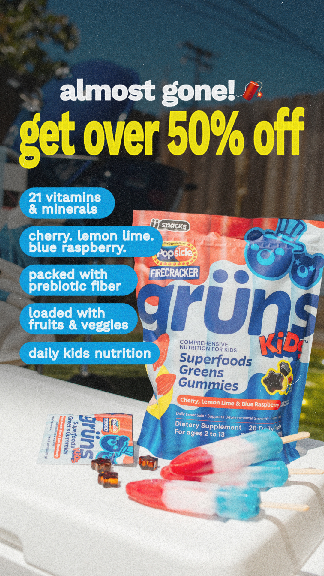 Grüns Kids Facebook ad