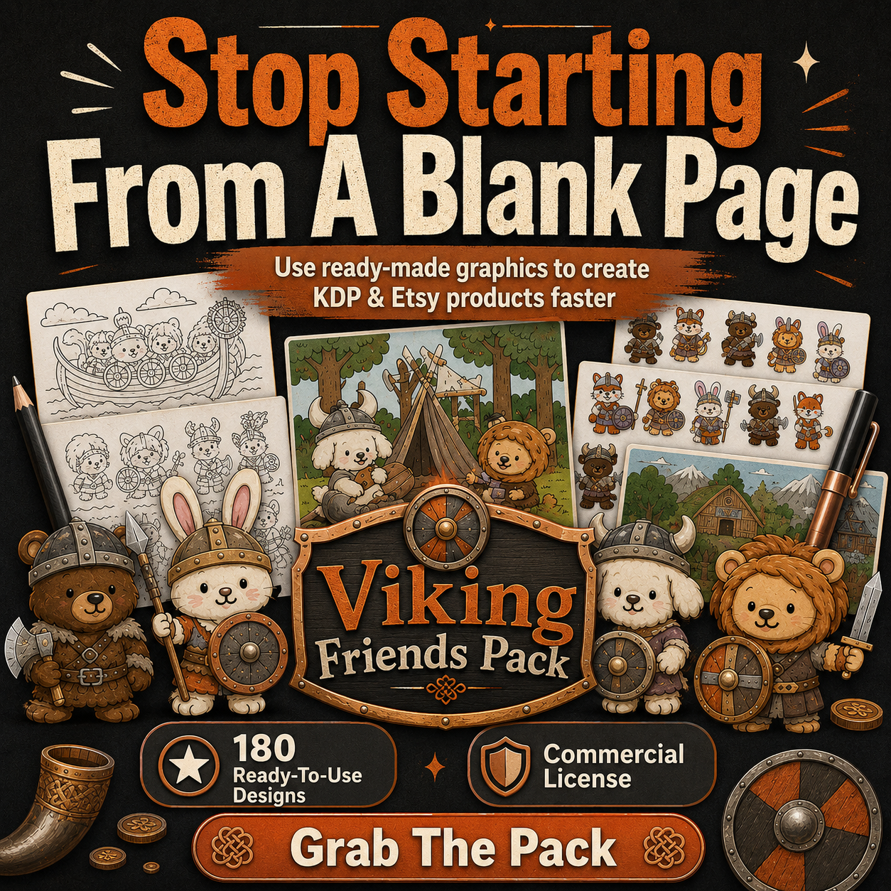 Sandra Bowes Facebook ad: Stop Starting From A Blank Page