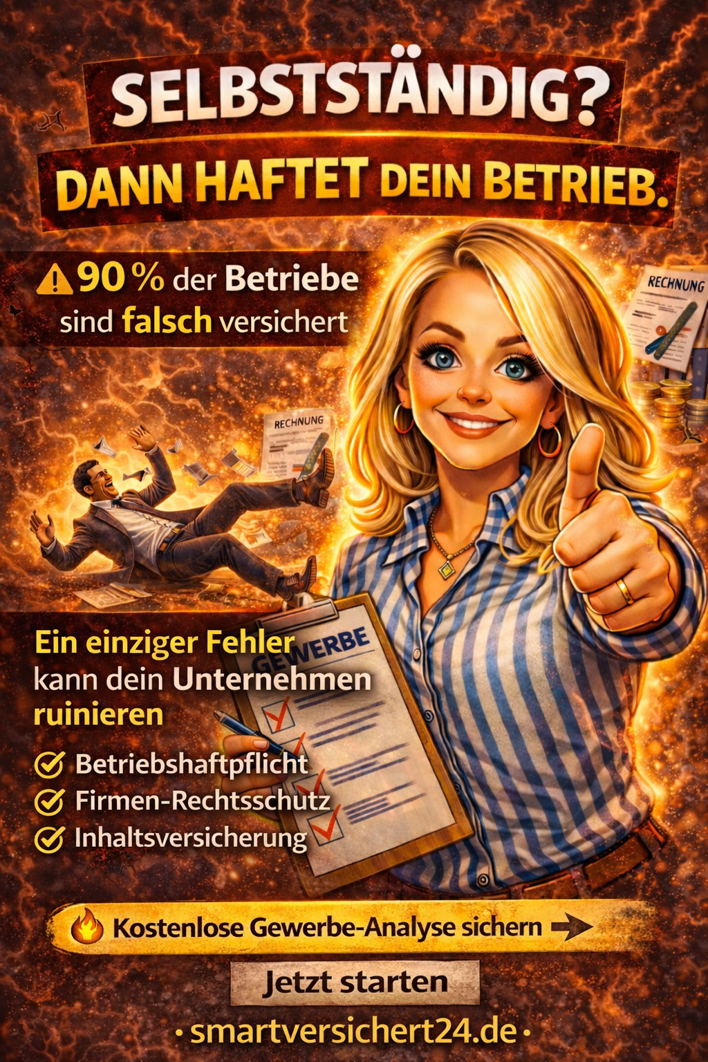 Smartversichert24.de Facebook ad from Apr 13, 2026