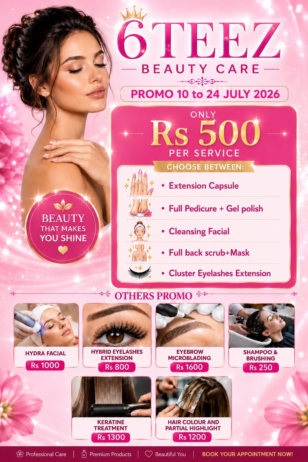 6TEEZ Beauty Care Facebook ad