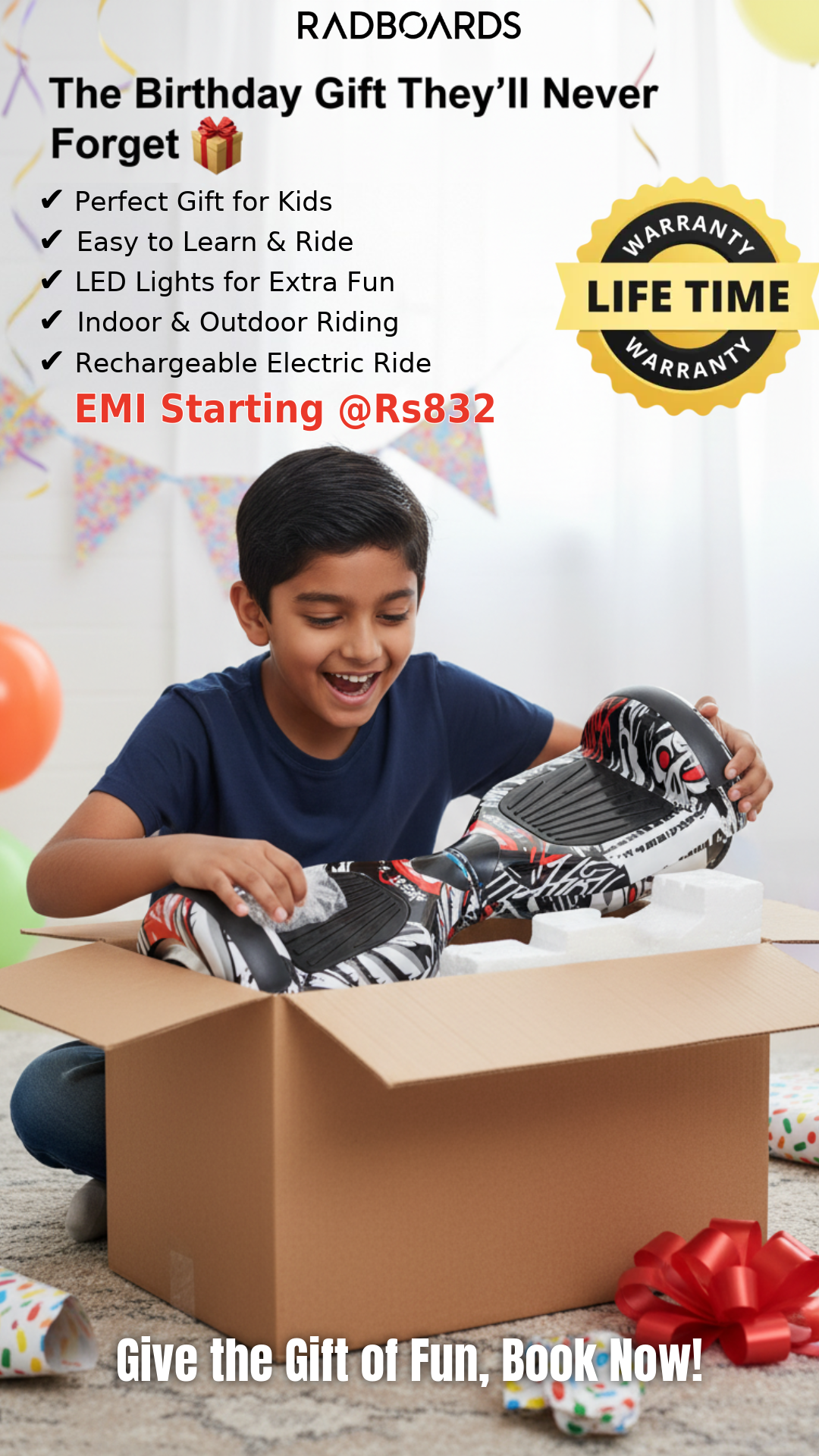 RAD Boards Facebook ad from Mar 25, 2026