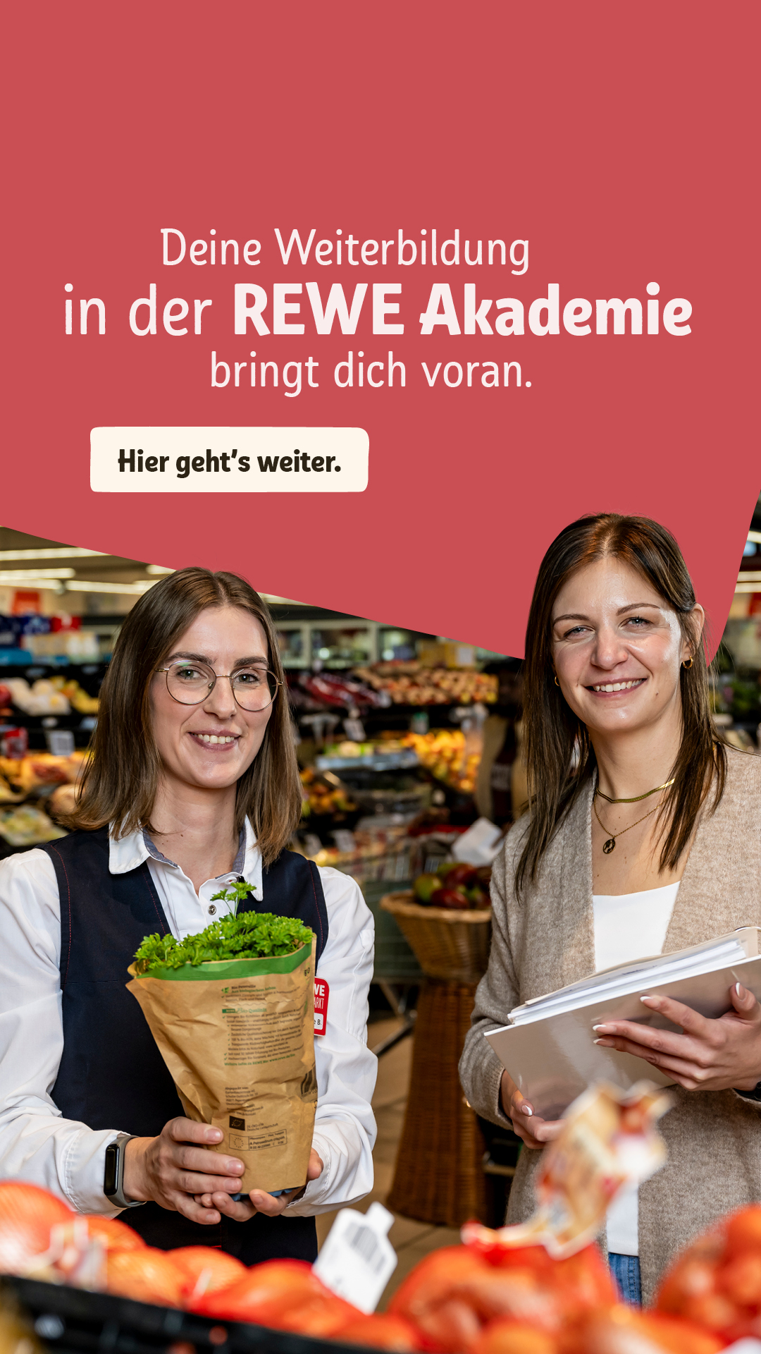 REWE Karriere Facebook ad