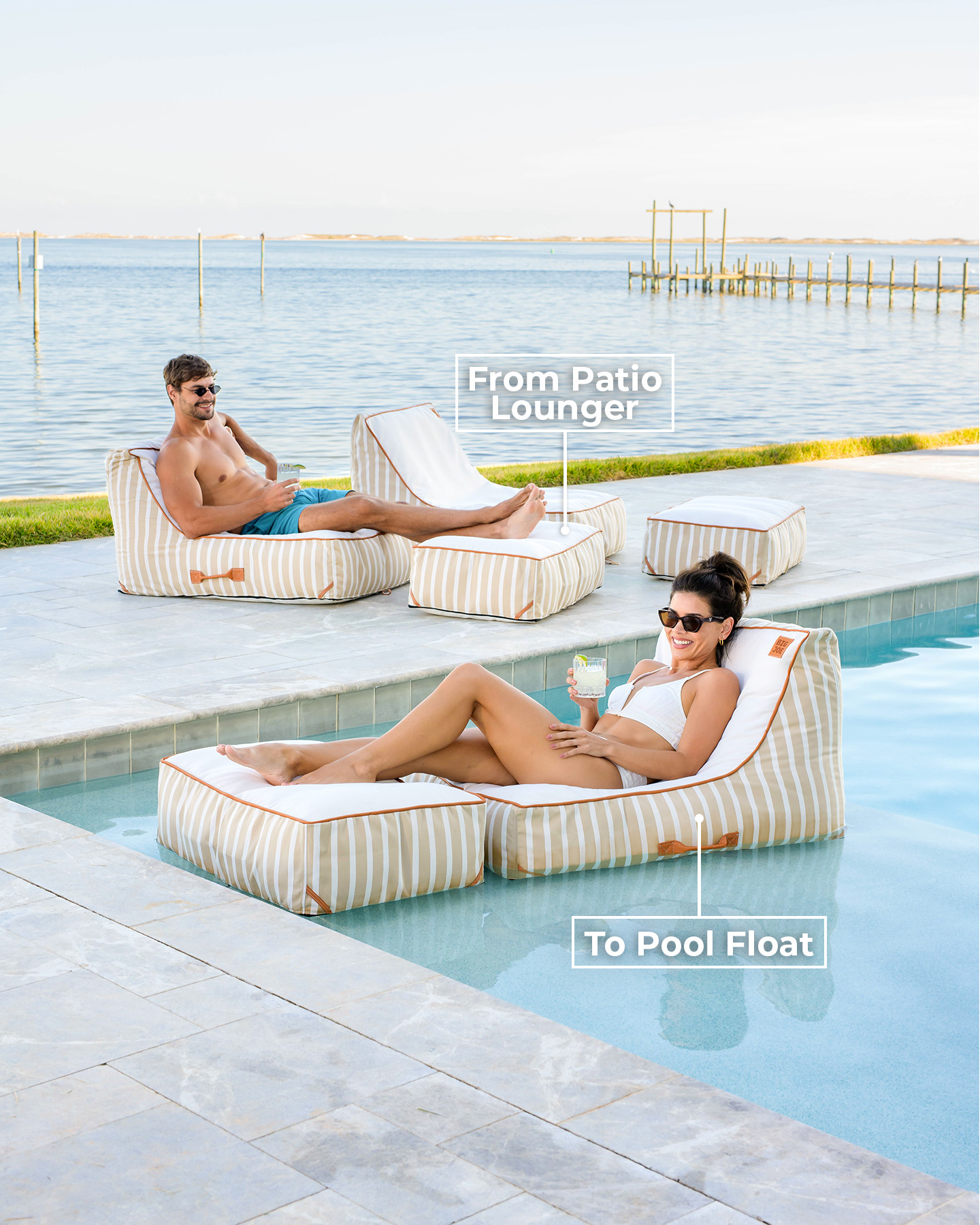 Big Joe Facebook ad: Pool to Patio in Seconds