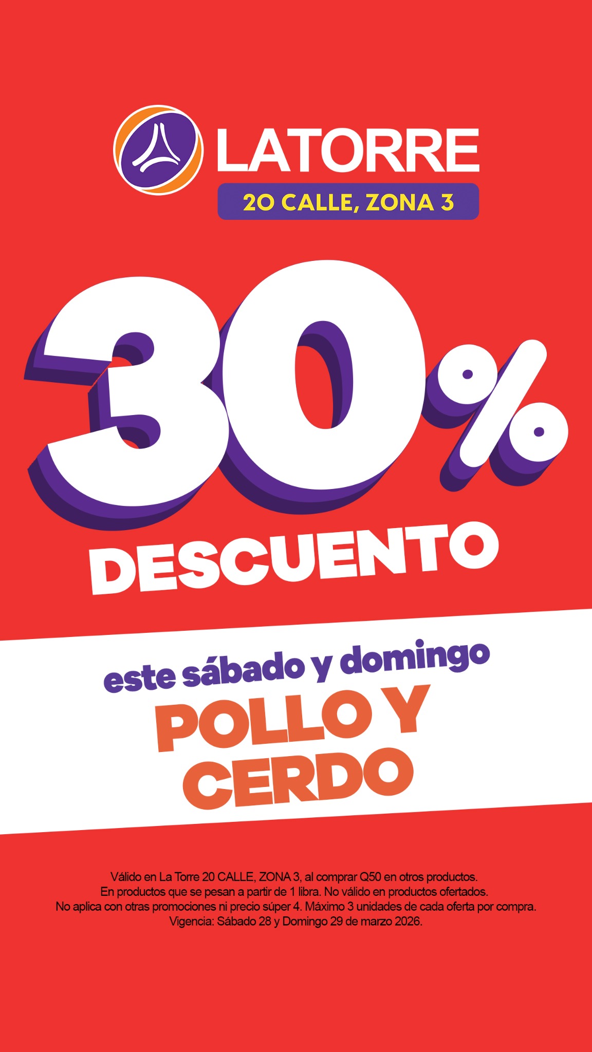 Supermercados La Torre Facebook ad