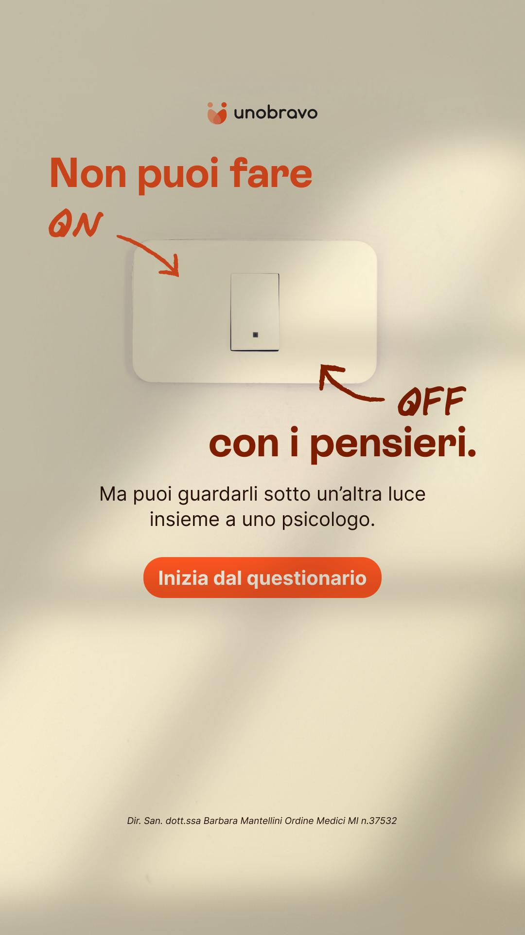 Unobravo Facebook ad