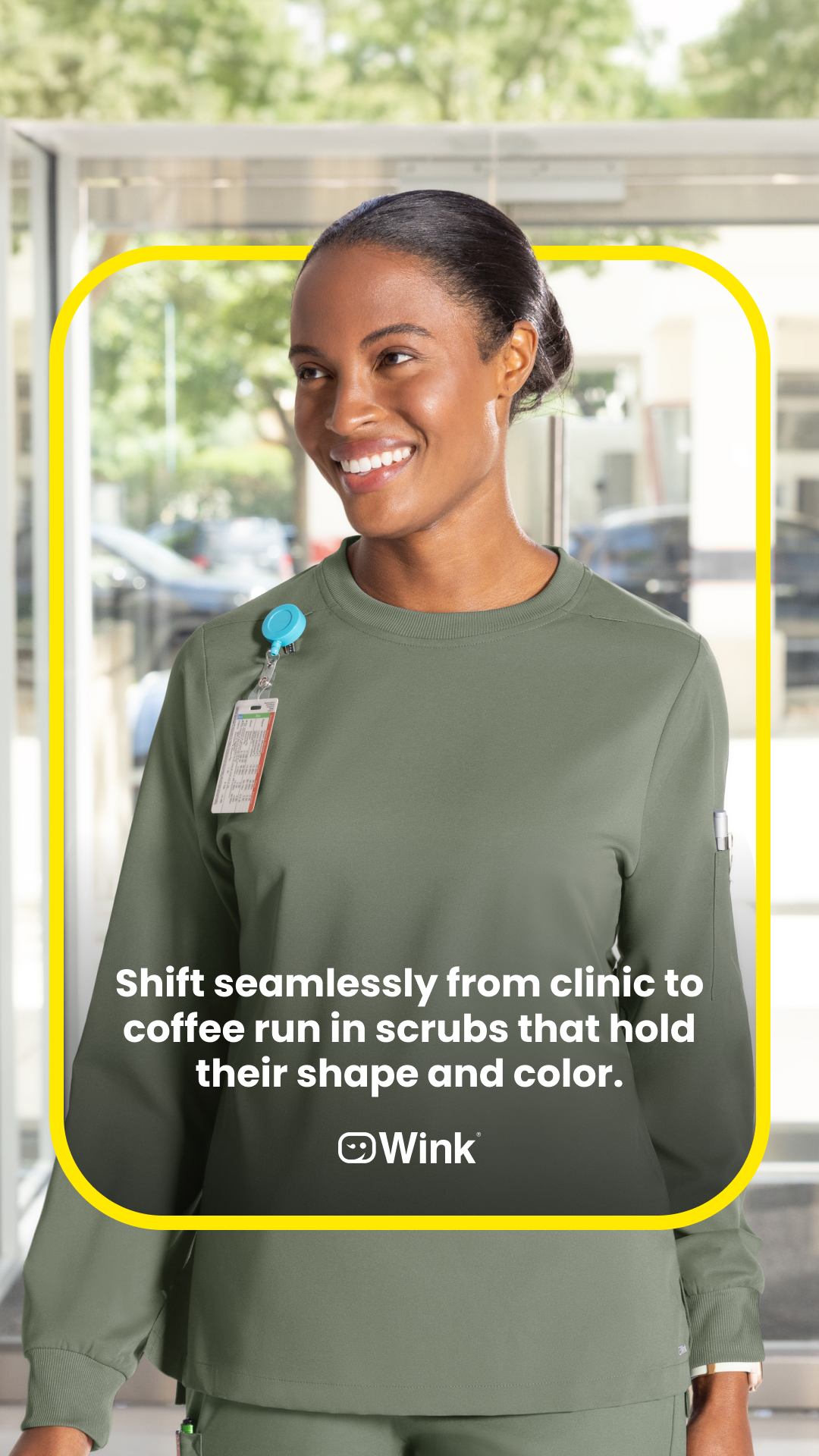 Wink Scrubs Facebook ad