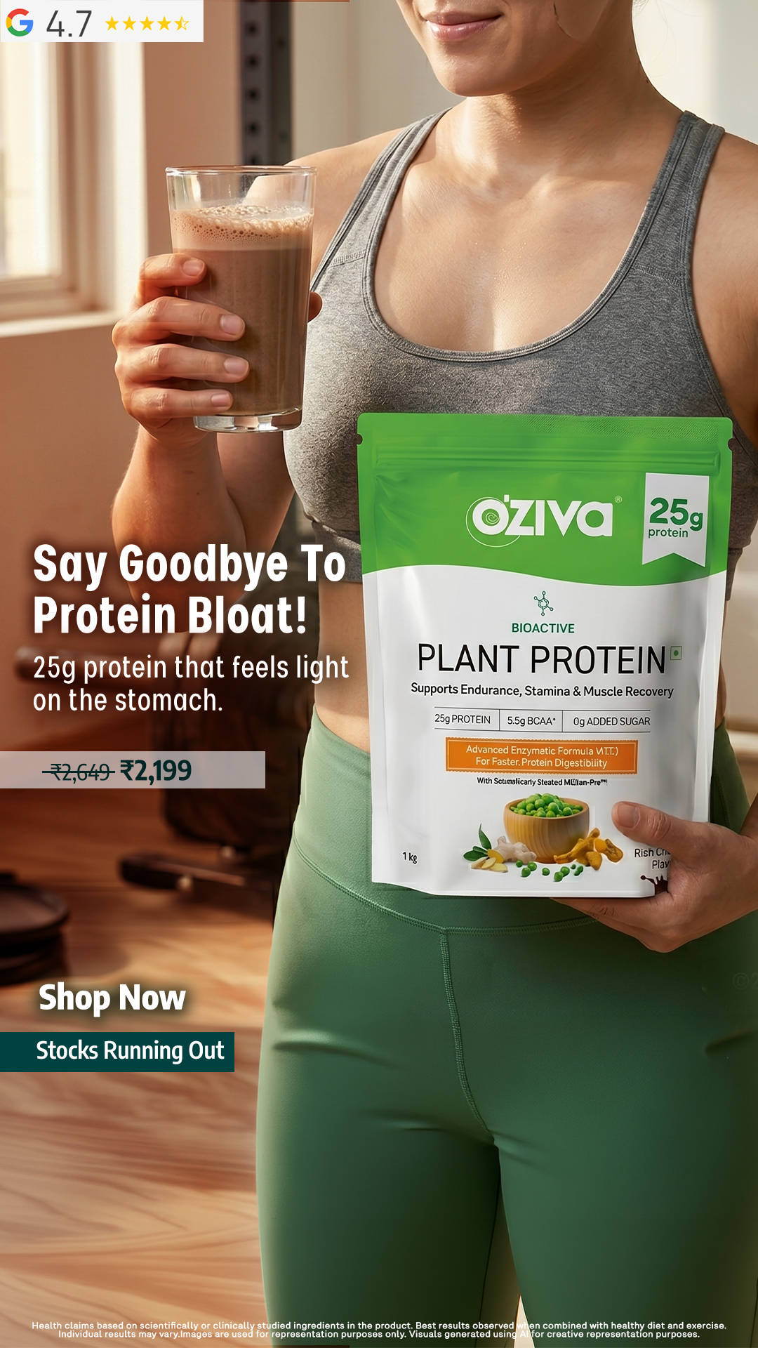 OZiva Facebook ad