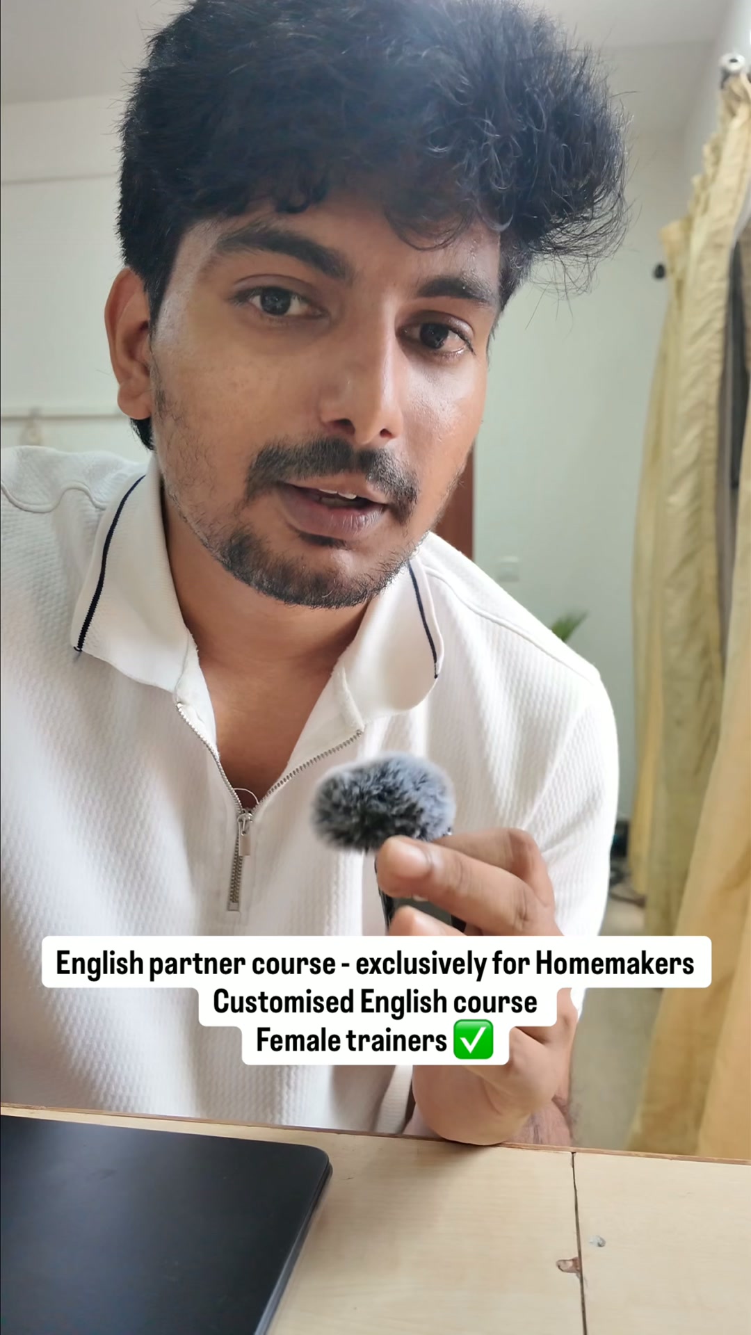 English partner Facebook ad: Spoken English Course for homemakers