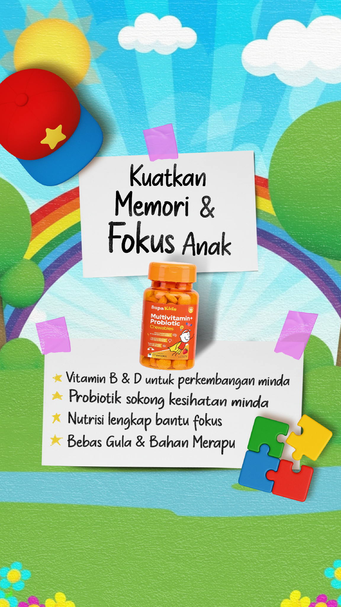 Bimbing bersama Supakids Facebook ad