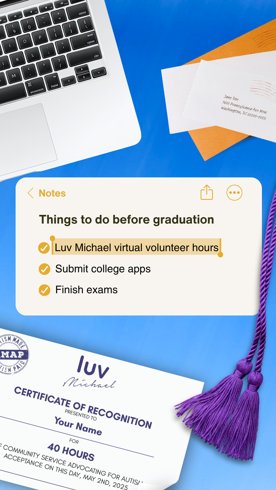 Luv Michael Facebook ad